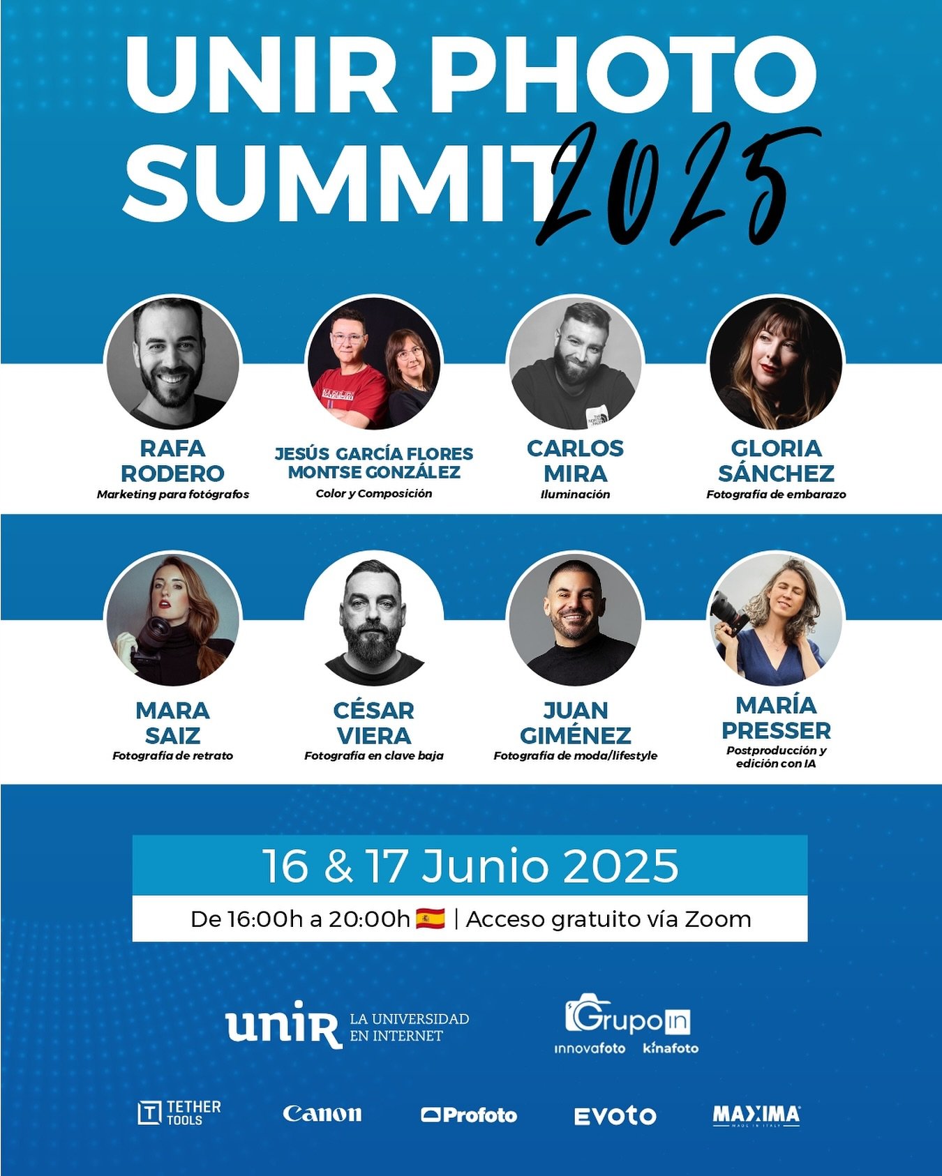 ✨Tengo algo que me emociona much&iacute;simo y no pod&iacute;a dejar de cont&aacute;rtelo&hellip;

📸 El 16 y 17 de junio voy a ser ponente en el UNIR PHOTO SUMMIT 2025, un evento online y 100% gratuito que re&uacute;ne a grandes referentes de la fot
