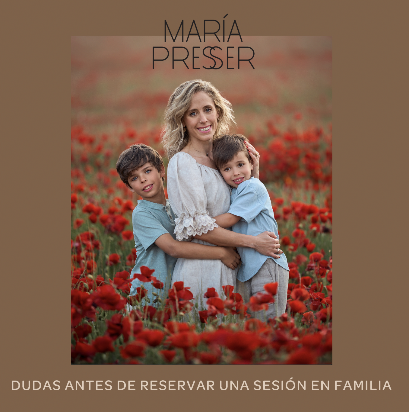 Dudas antes de reservar una sesión en familia