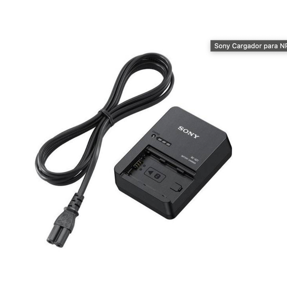 Cargador Sony NPFZ100