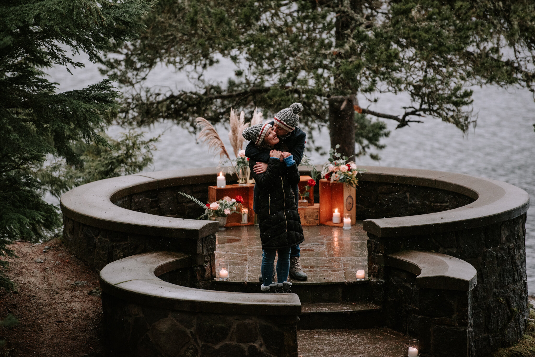 Romantic Proposal in Whistler