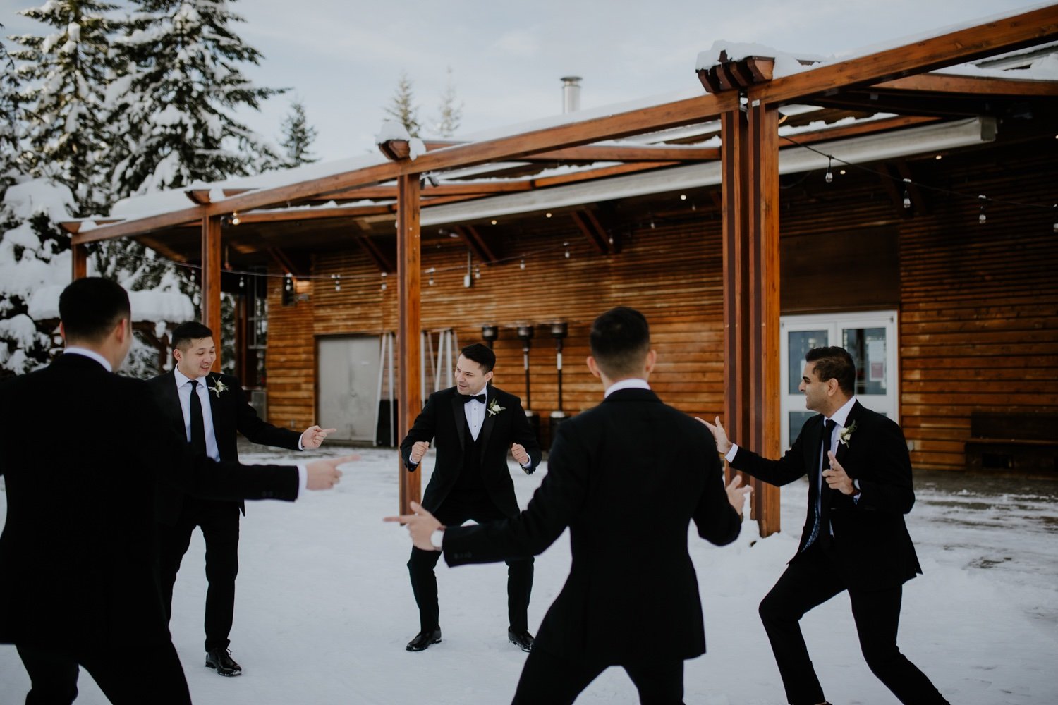 Squamish Lil’wat Cultural Centre winter wedding
