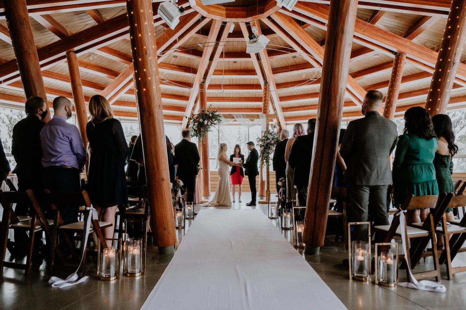 Squamish Lil’wat Cultural Centre wedding ceremony