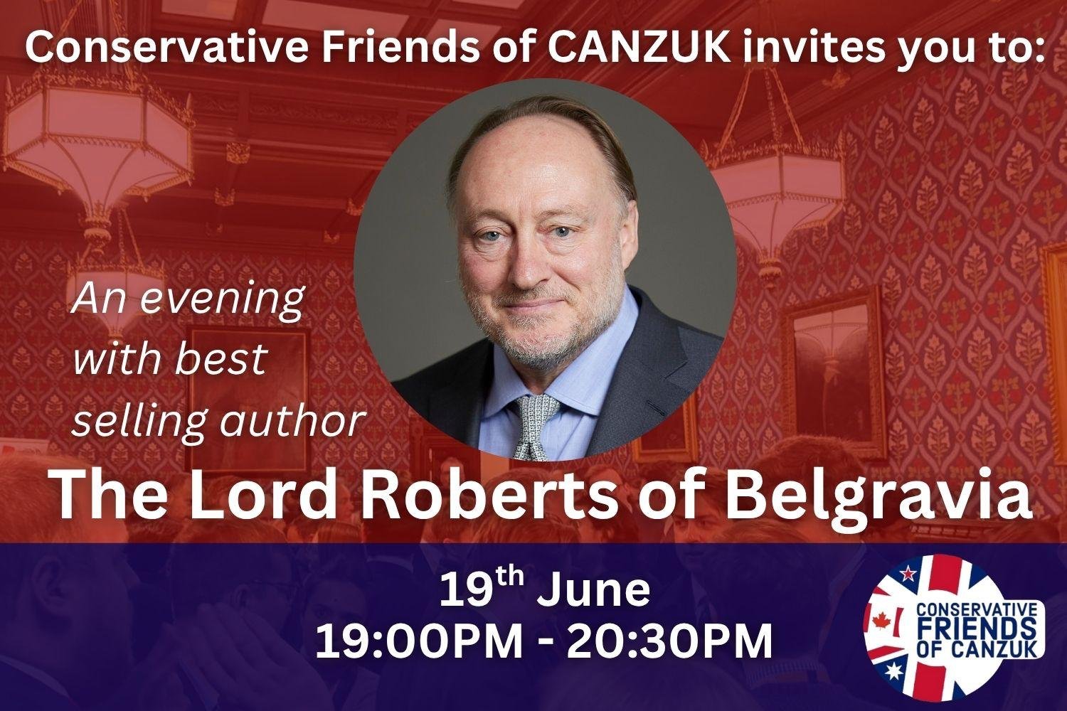 An evening with Lord Roberts of Belgravia