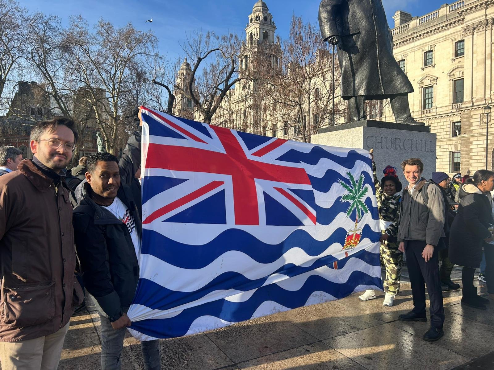 Elliott Malik and Alex Brookes Chagos protest Jan 26.JPG