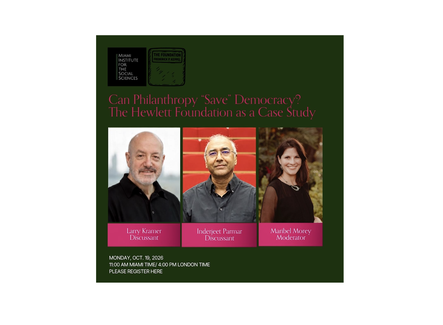 Can Philanthropy “Save” Democracy? The Hewlett Foundation as a Case Study