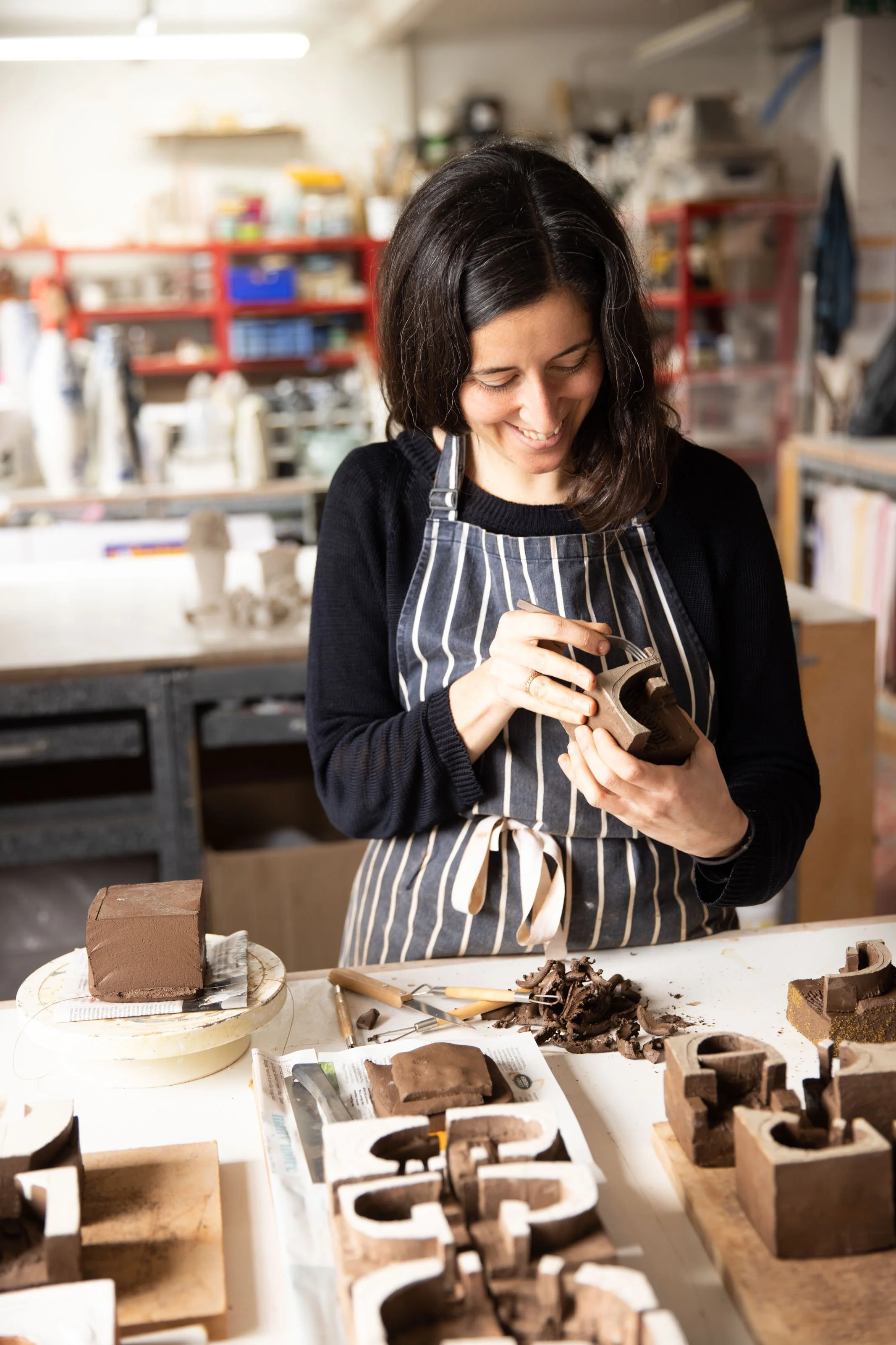 Ceramics Monthly Interview: Unpredictability and Balance: The Work of Nina Gerada