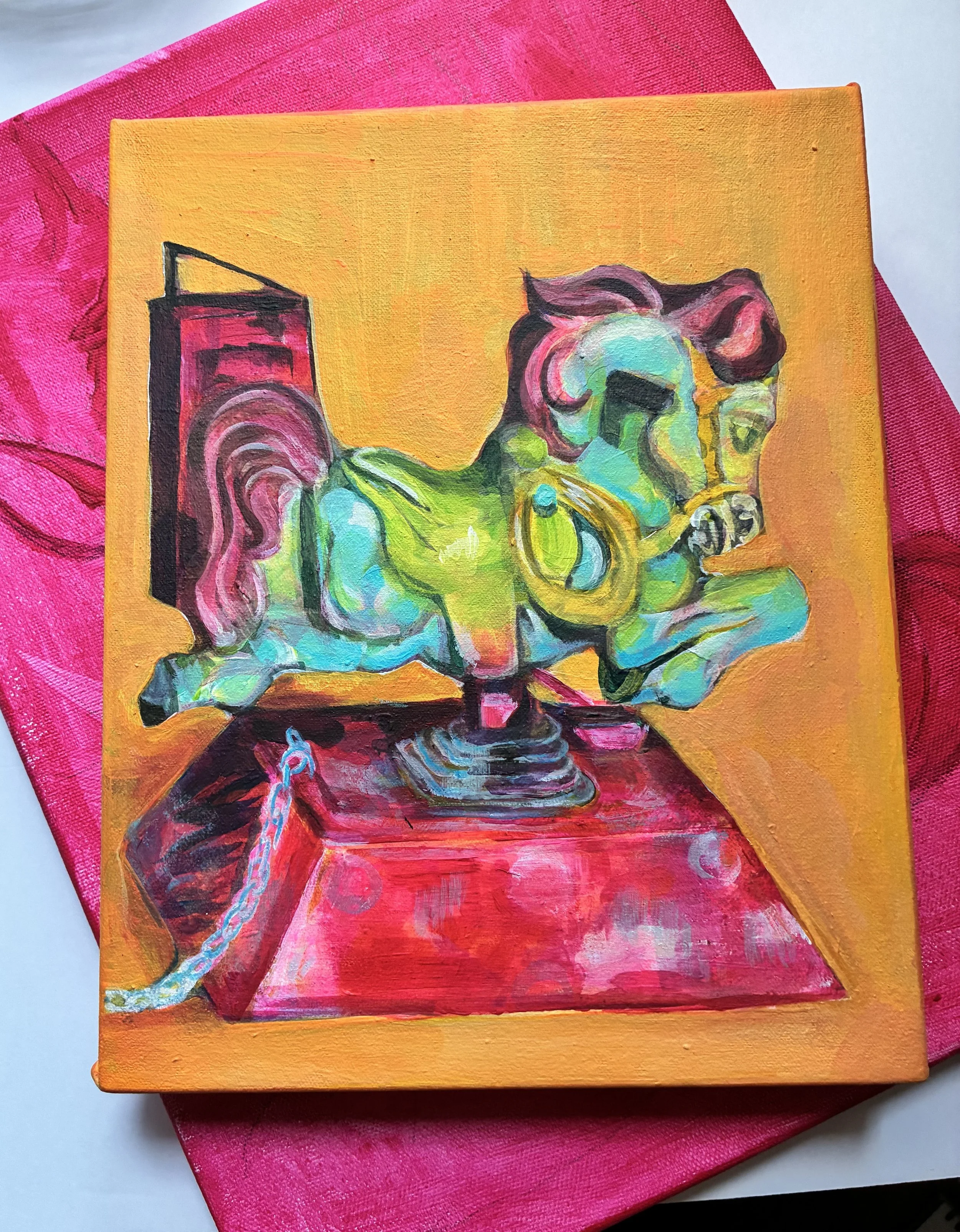 "Pony", acrylic on canvas 2026