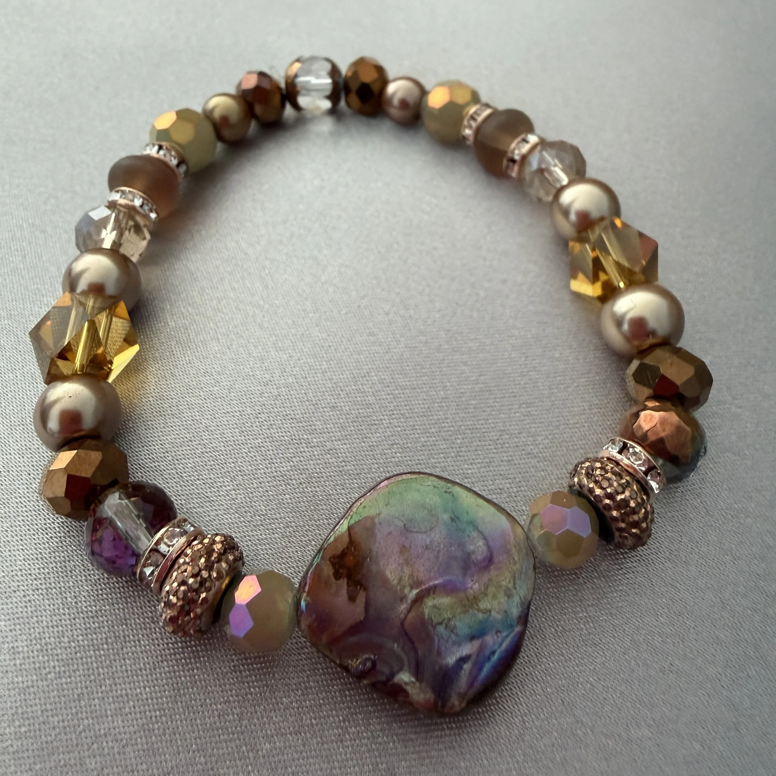 Brown Beaded Bracelet