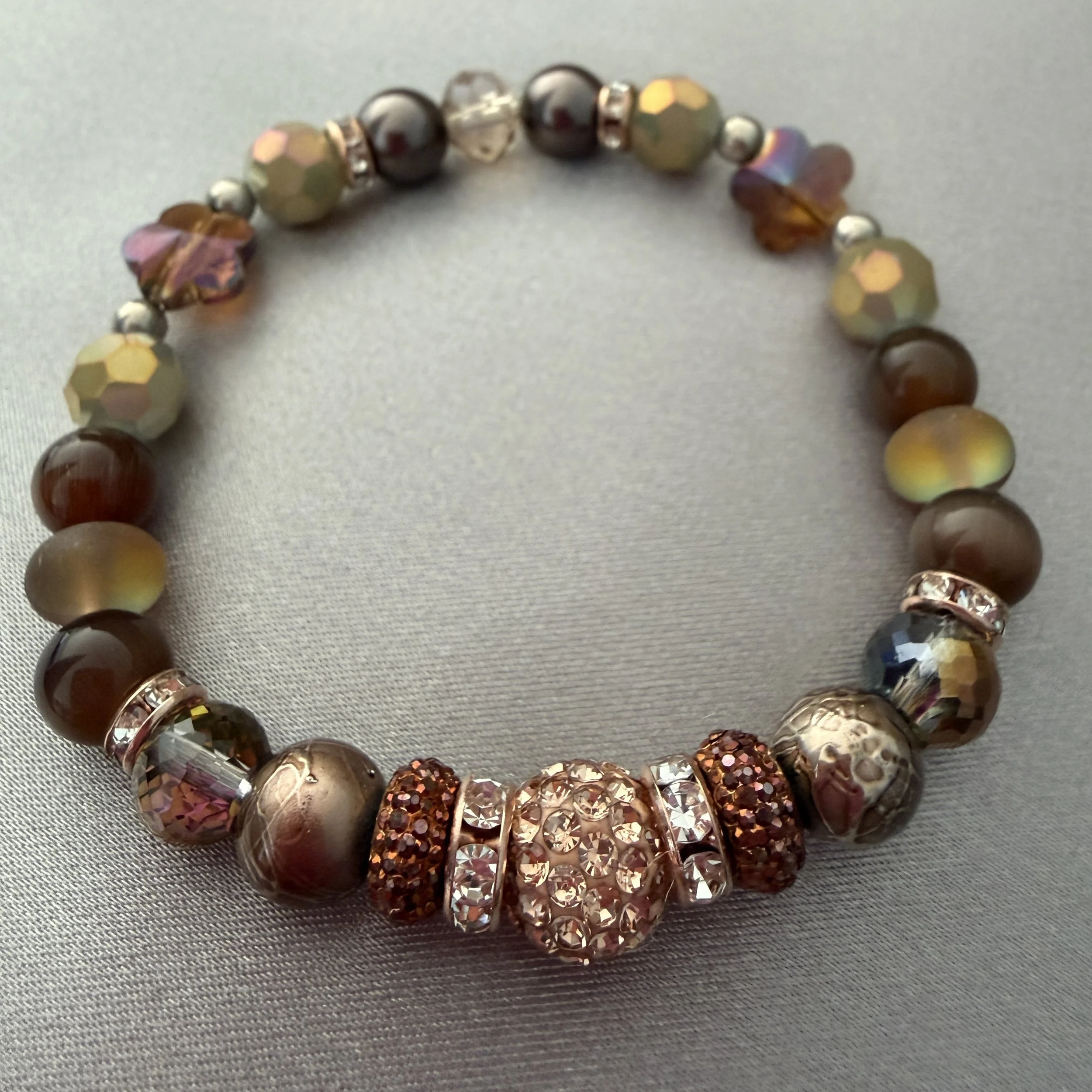 Brown Beaded Bracelet