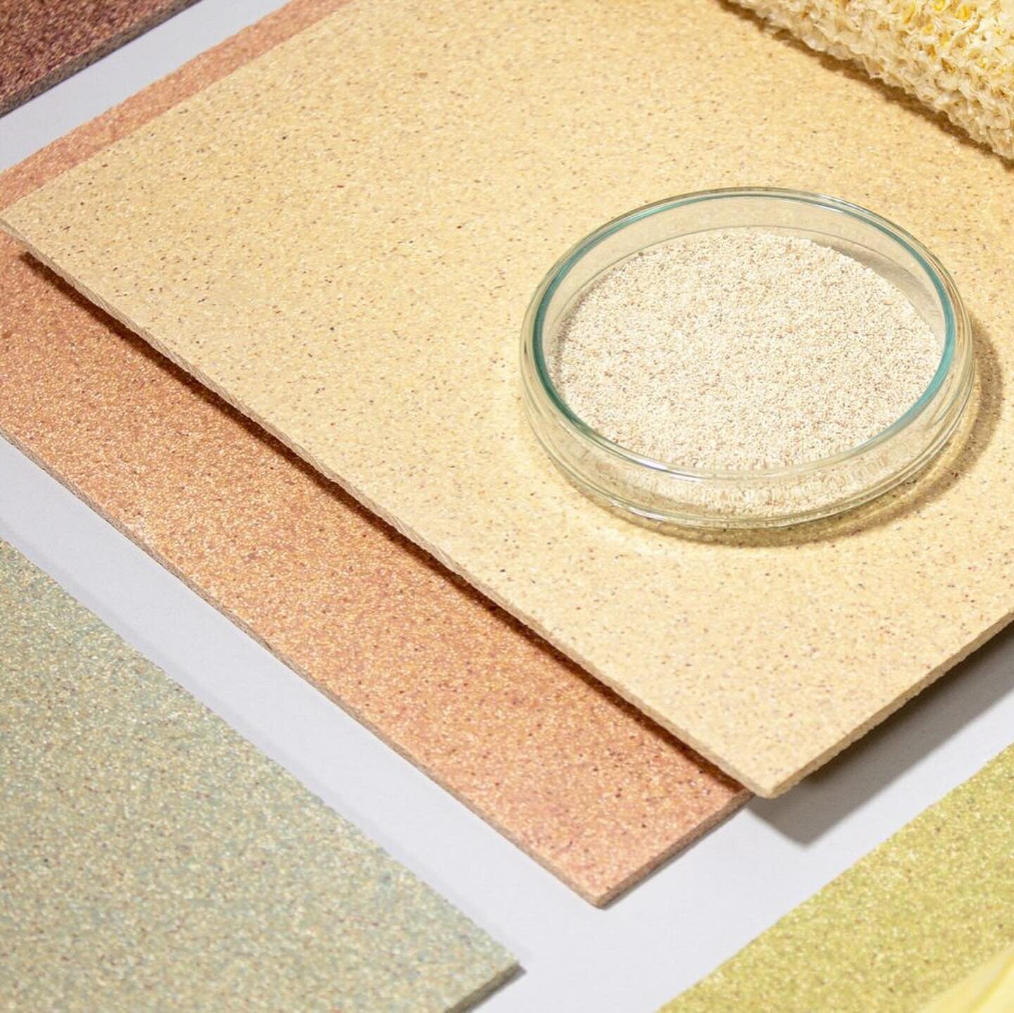 Materials companies Circular Matters @circularmatters and StoneCycling @_stonecycling are exploring new ways to utilize discarded corn cobs, one of the most plentiful agricultural waste materials, to make biodegradable interior cladding. CornWall is 