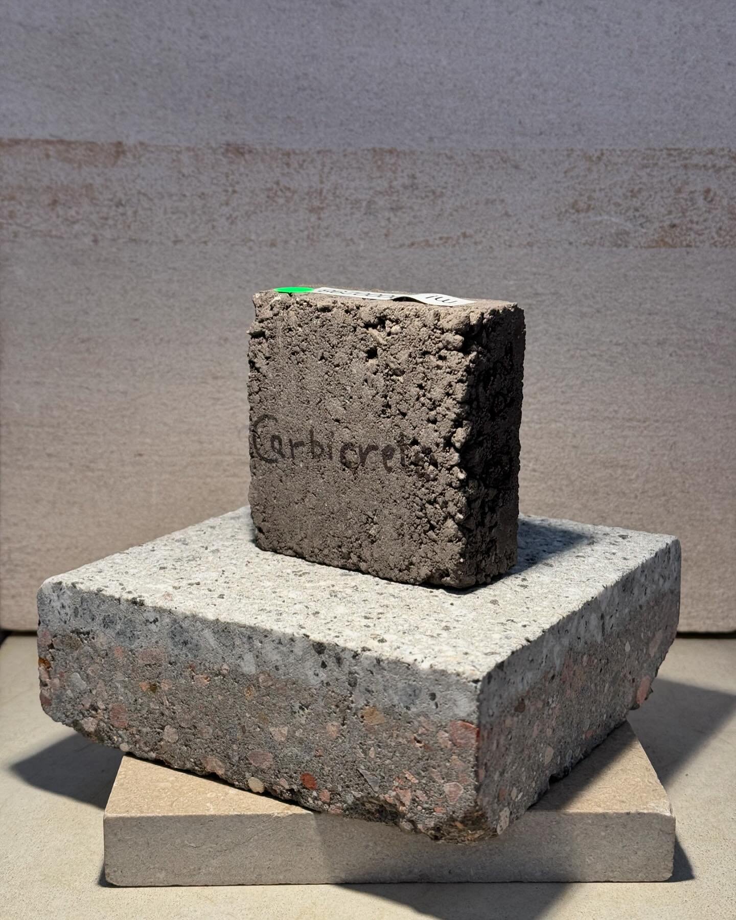 Happy Material Monday! This week we are highlighting carbicrete, a cement-free, carbon-negative concrete for precast forms made using mineral waste and carbon dioxide (CO2) as raw materials. Through a process called carbonation activation, the need f