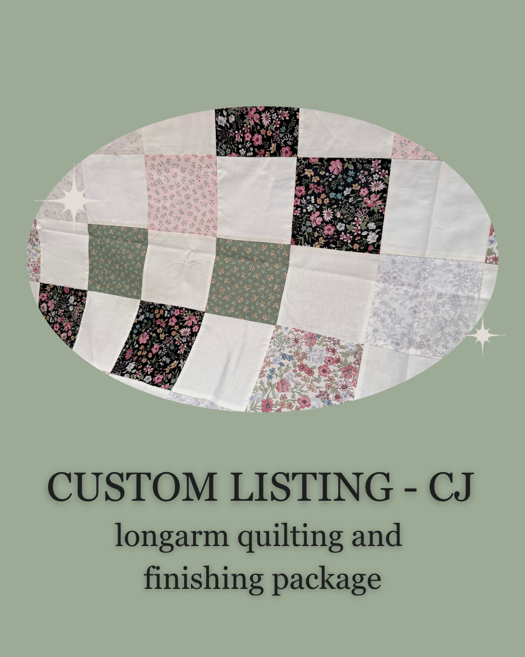 Custom Longarm Quilting & Finishing Quote - CJ
