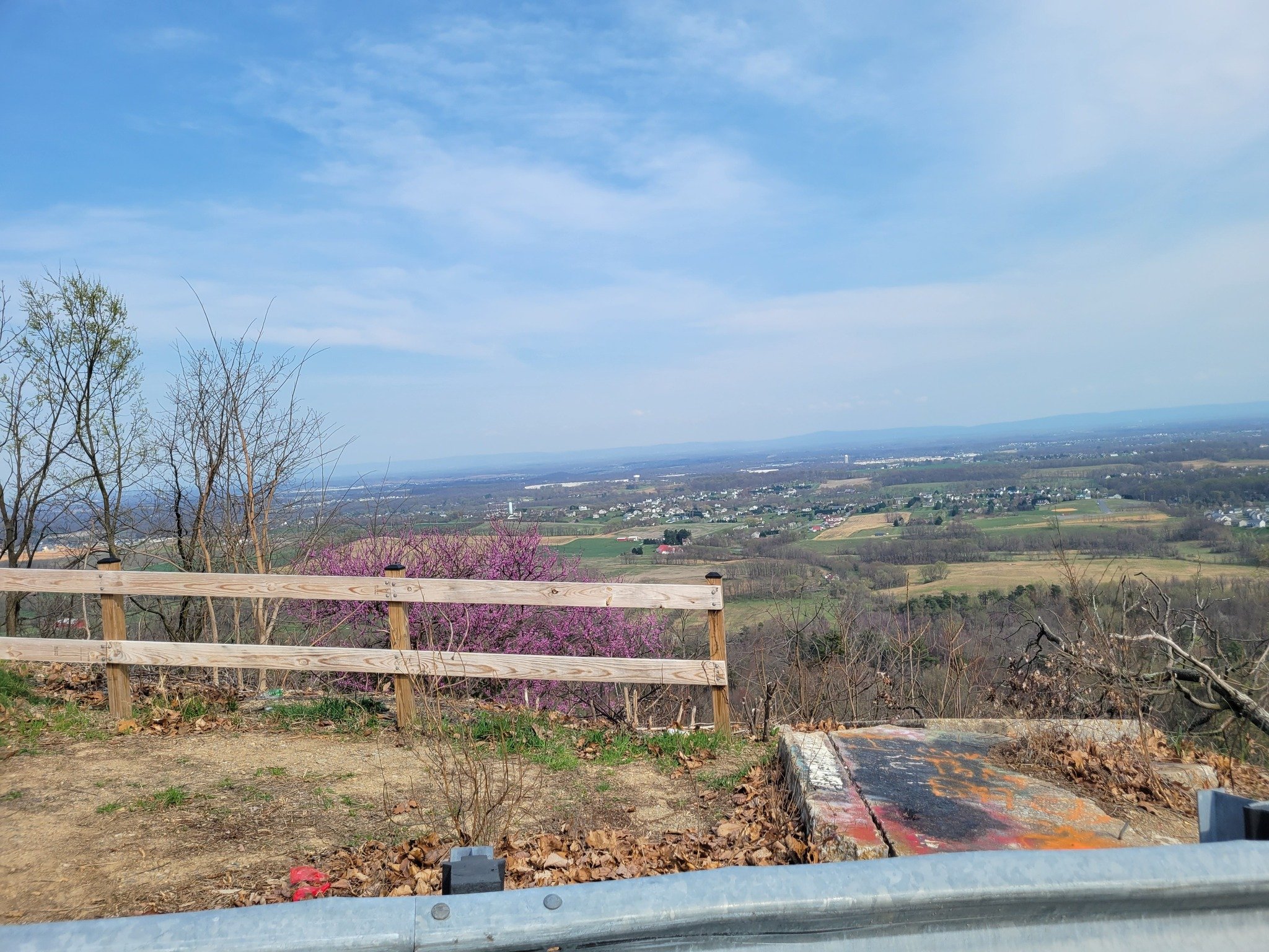 You never know where a country roads ride may take you. This is passengers view of the overlook from Parks Gap off of Dry Run Road in Berkeley County. 
Plan your next country road adventure in Berkeley County WV. 

#countryroads #springtime #visitmar