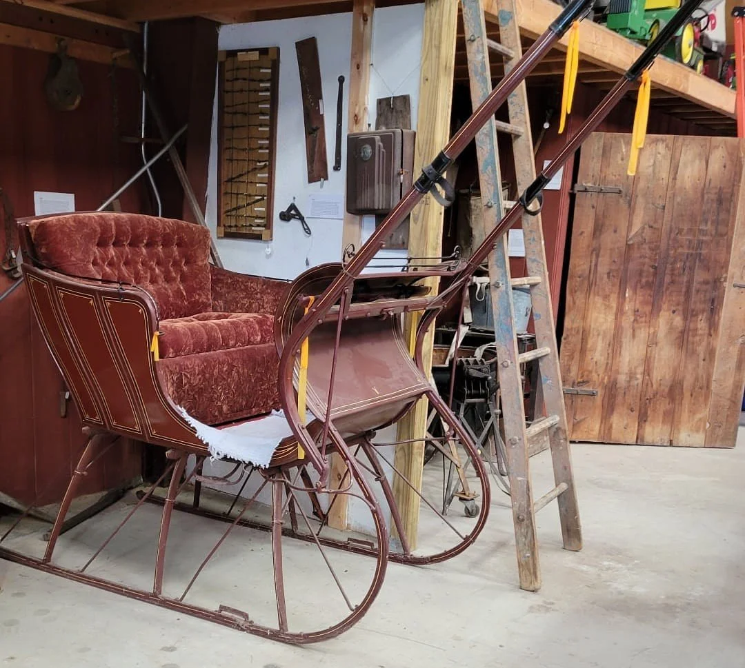 As 2025 comes to an end, now is a great time to start planning your 2026 get aways. Add Martinsburg-Berkeley County to your list of places to get away to. 

You can see this sleigh at the Dillon Farm Museum. The museum is open May - October. Visit ht