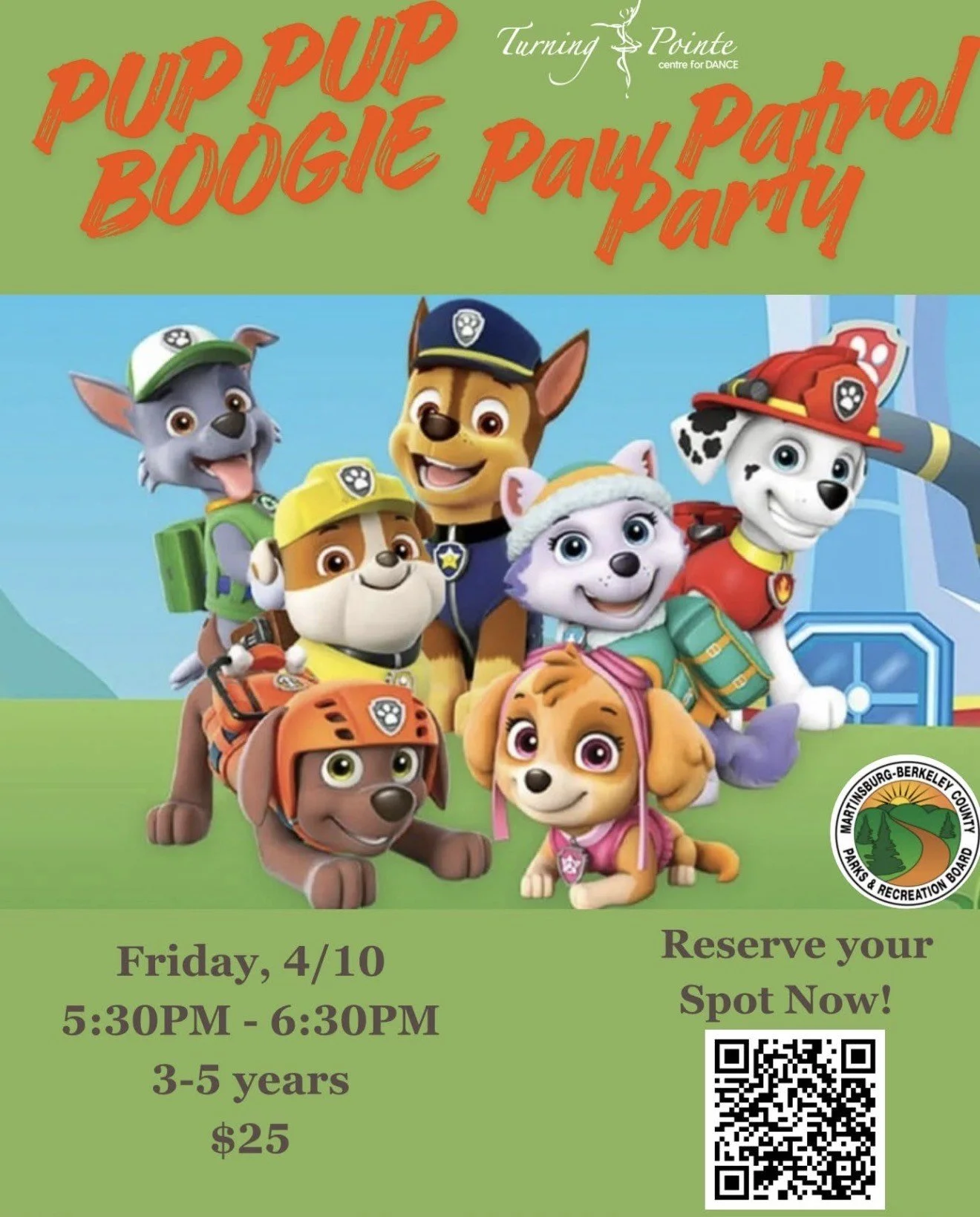 Pup Pup Boogie Paw Patrol Party Dance Workshop