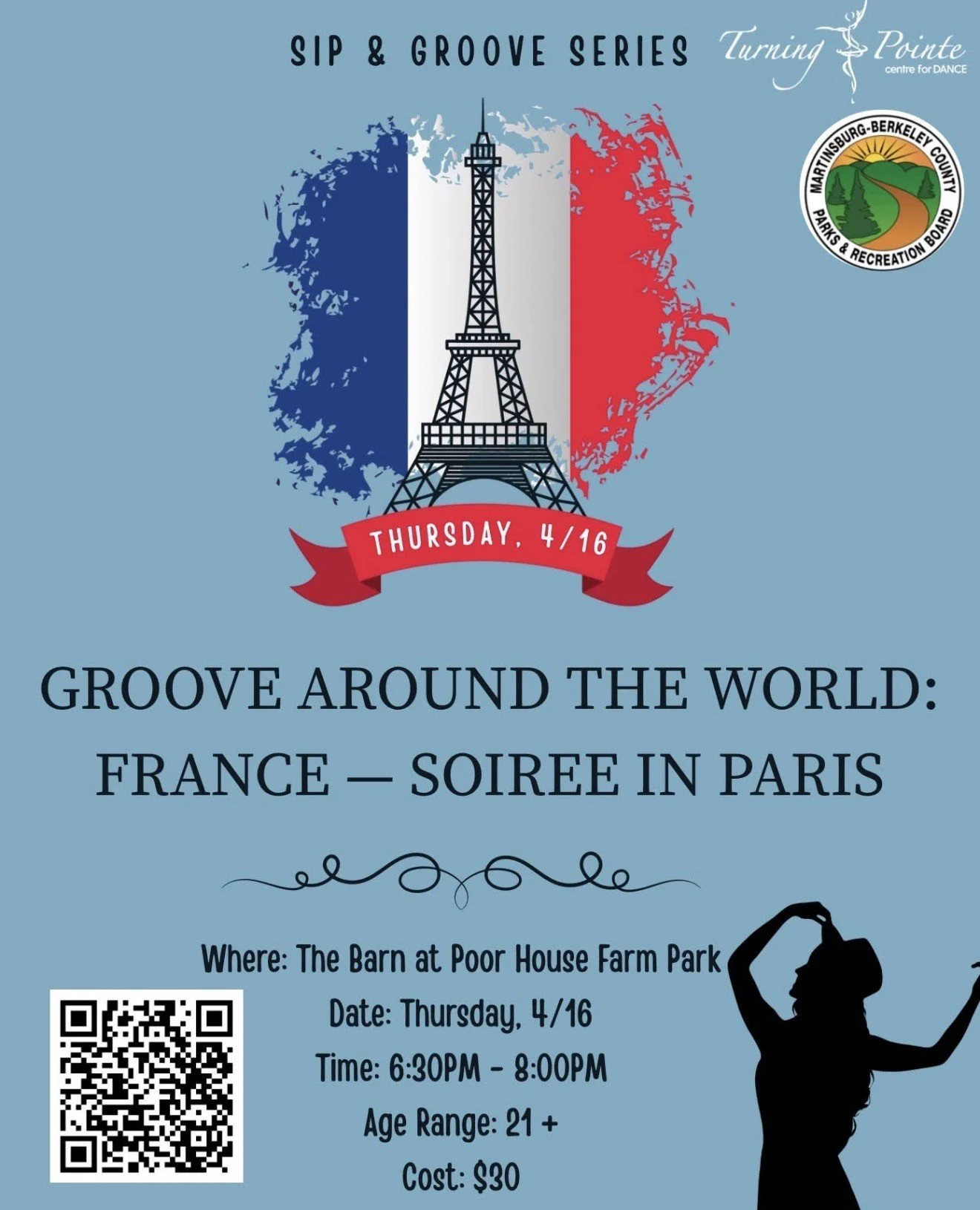 Sip &amp; Groove Dance Workshop
