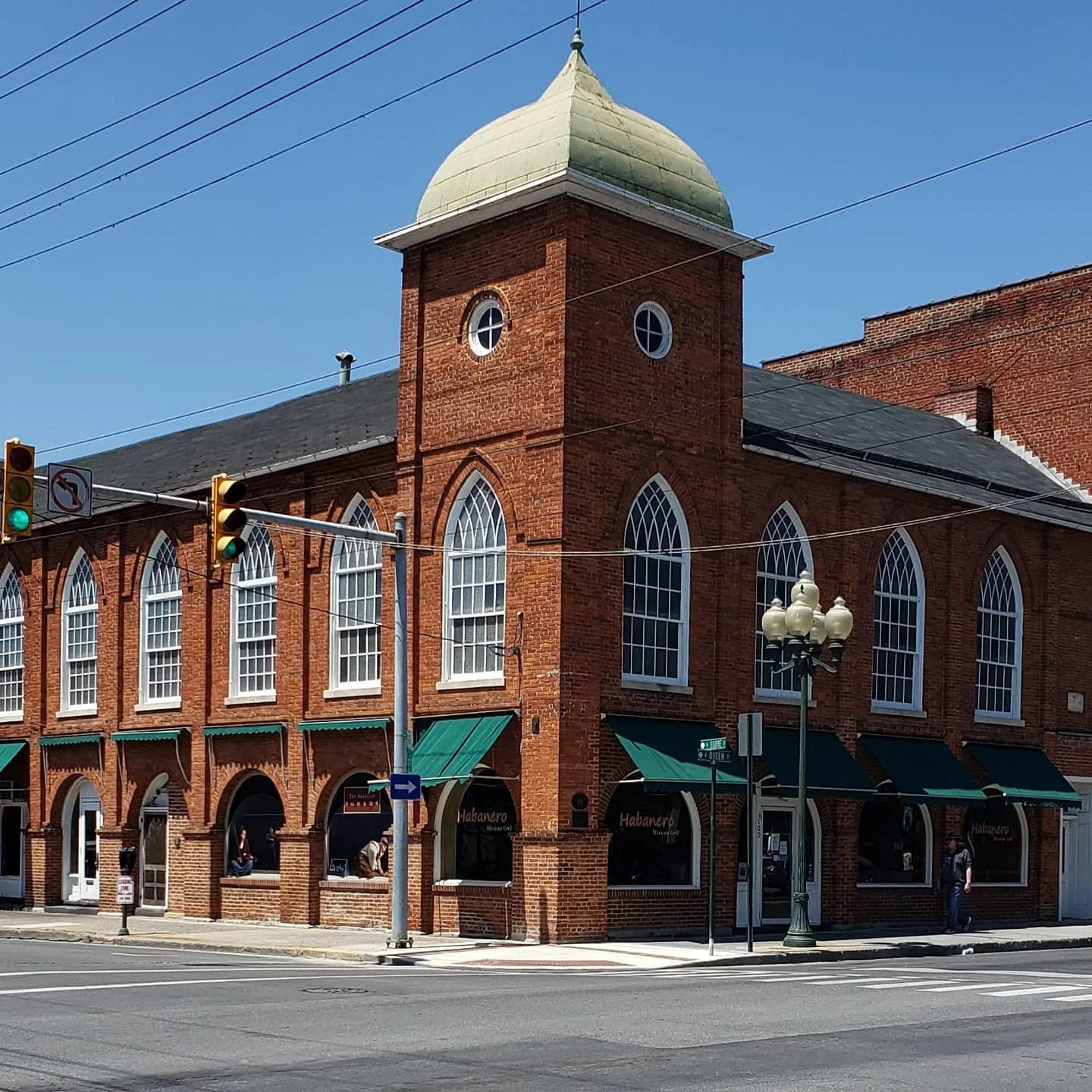 Known as the Market House, this historic building is located in historic downtown Martinsburg and was built in 1846-1847. Today the building is home to Habanero and the Ascend Program on the second floor. 
Visit https://mapwv.gov/shpo/docs/PDFs/Archi