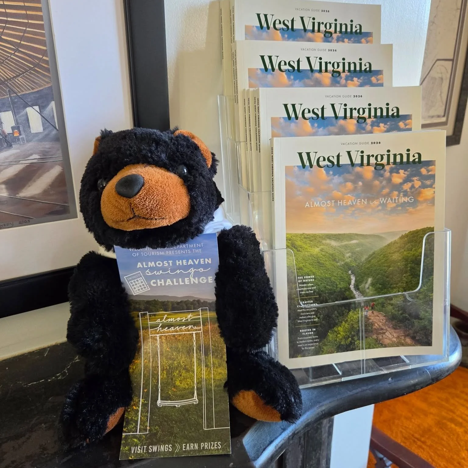 Marti is excited about the Swingo Challenge and the 2026 WV Tourism Guide. Both are available at the Martinsburg-Berkeley County CVB located at 126 E. Race St or you can visit wvtourism.com for more information. Marti also says stay tuned, some excit