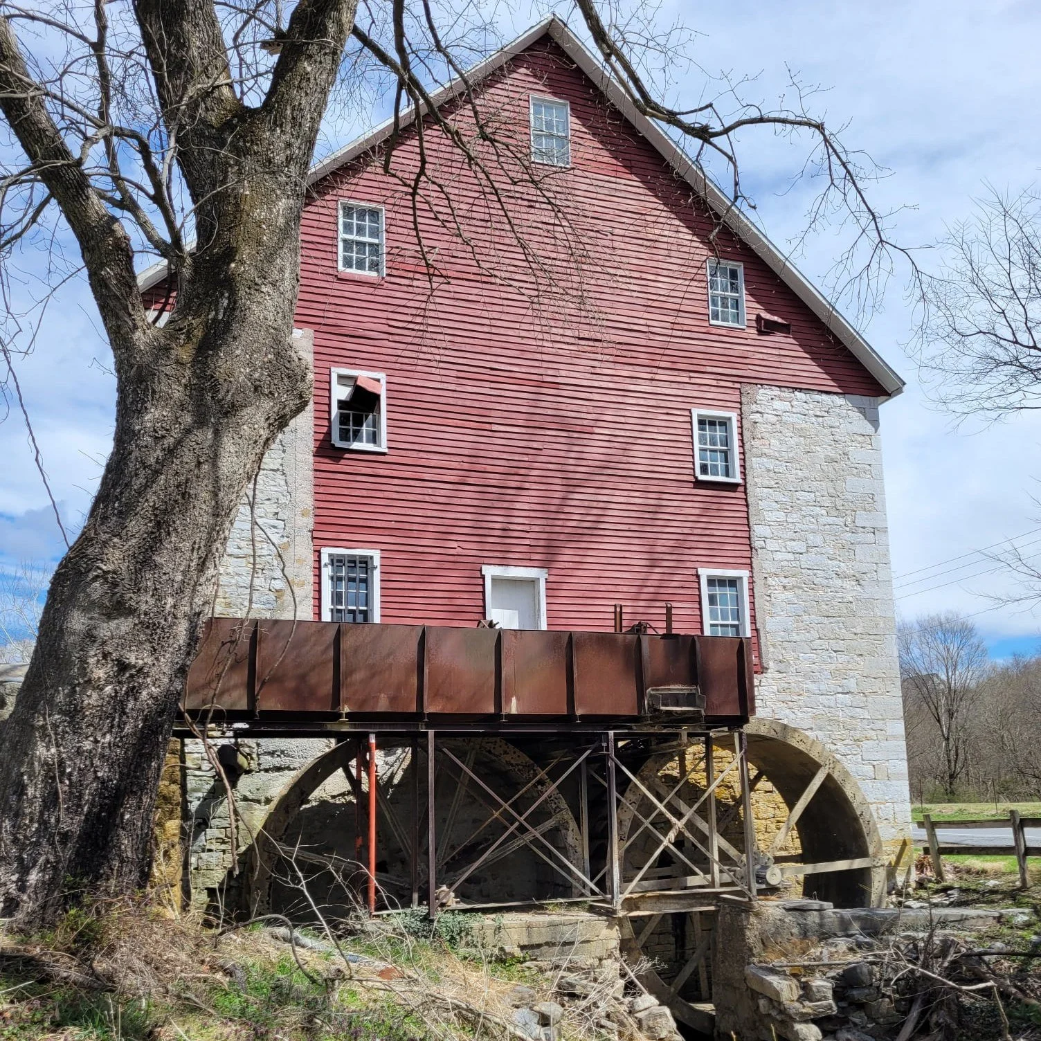 The Bunker Hill Flour Mill is located in the Mill Creek Historic District on Giles Mill Rd, Bunker Hill, WV. This Mill is believed to have been constructed around 1785 and rebuilt in 1875.

Learn more at:
https://mapwv.gov/shpo/docs/PDFs/Architectura