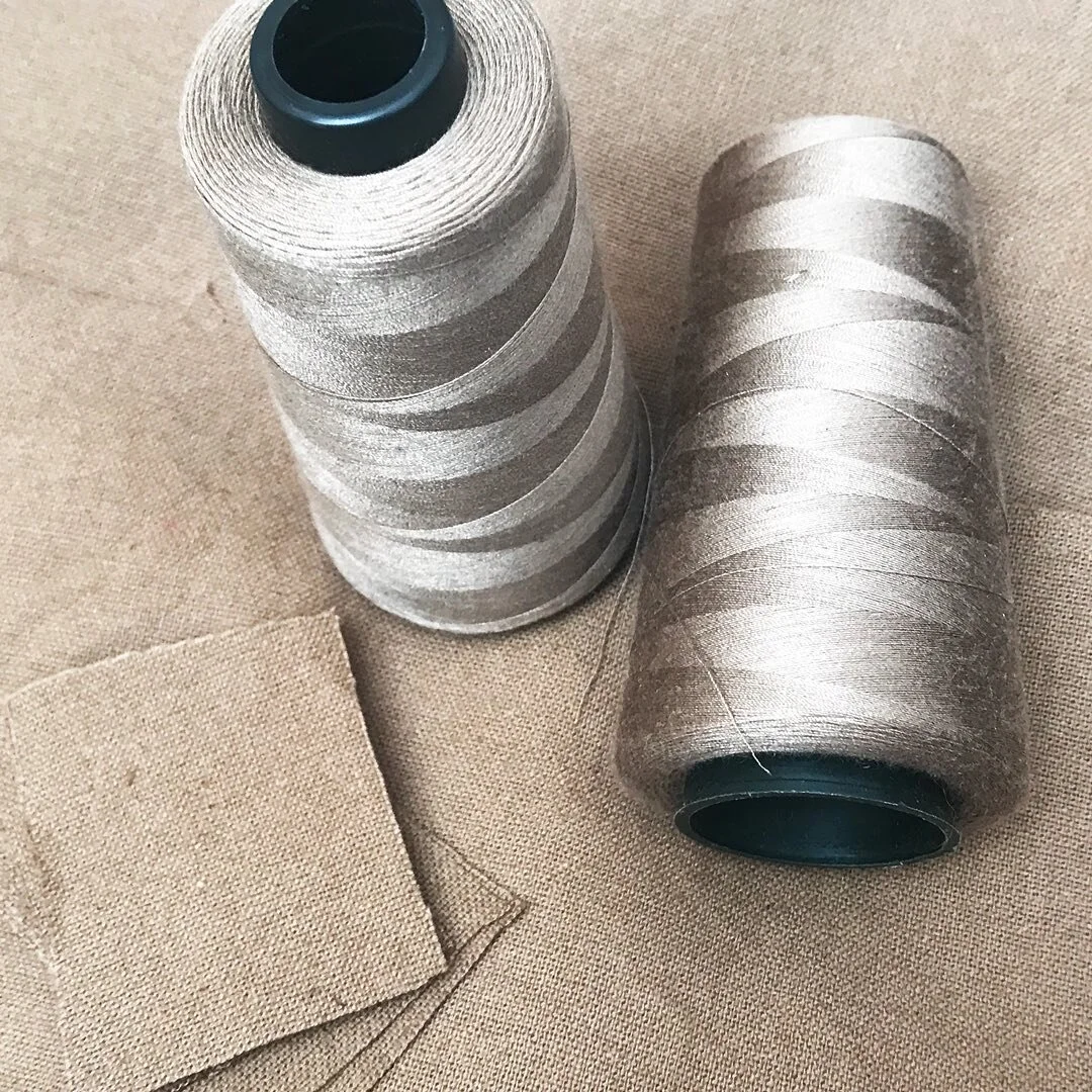 Cotton Cones: my house is full of them! 🐚⁠⠀
⁠⠀
Choosing the right colours to match our beautiful fabric is a fun challenge and made all the more satisfying knowing they hold the strongest cotton, ensuring our garments are made to last 💟😌💟⁠⠀
⁠⠀
#c