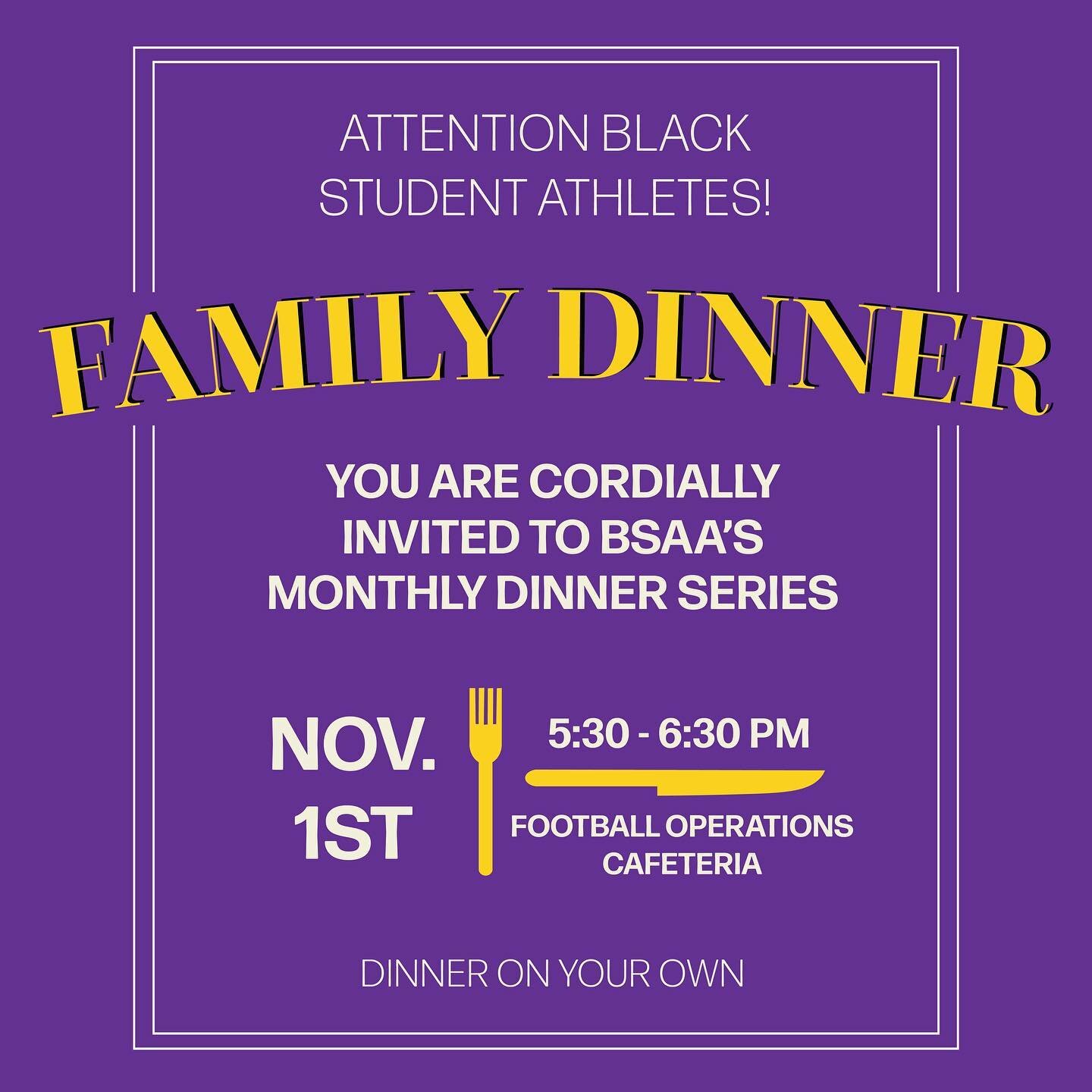 We&rsquo;re running it back with another family dinner! You know where to find us!! #seeyouthere