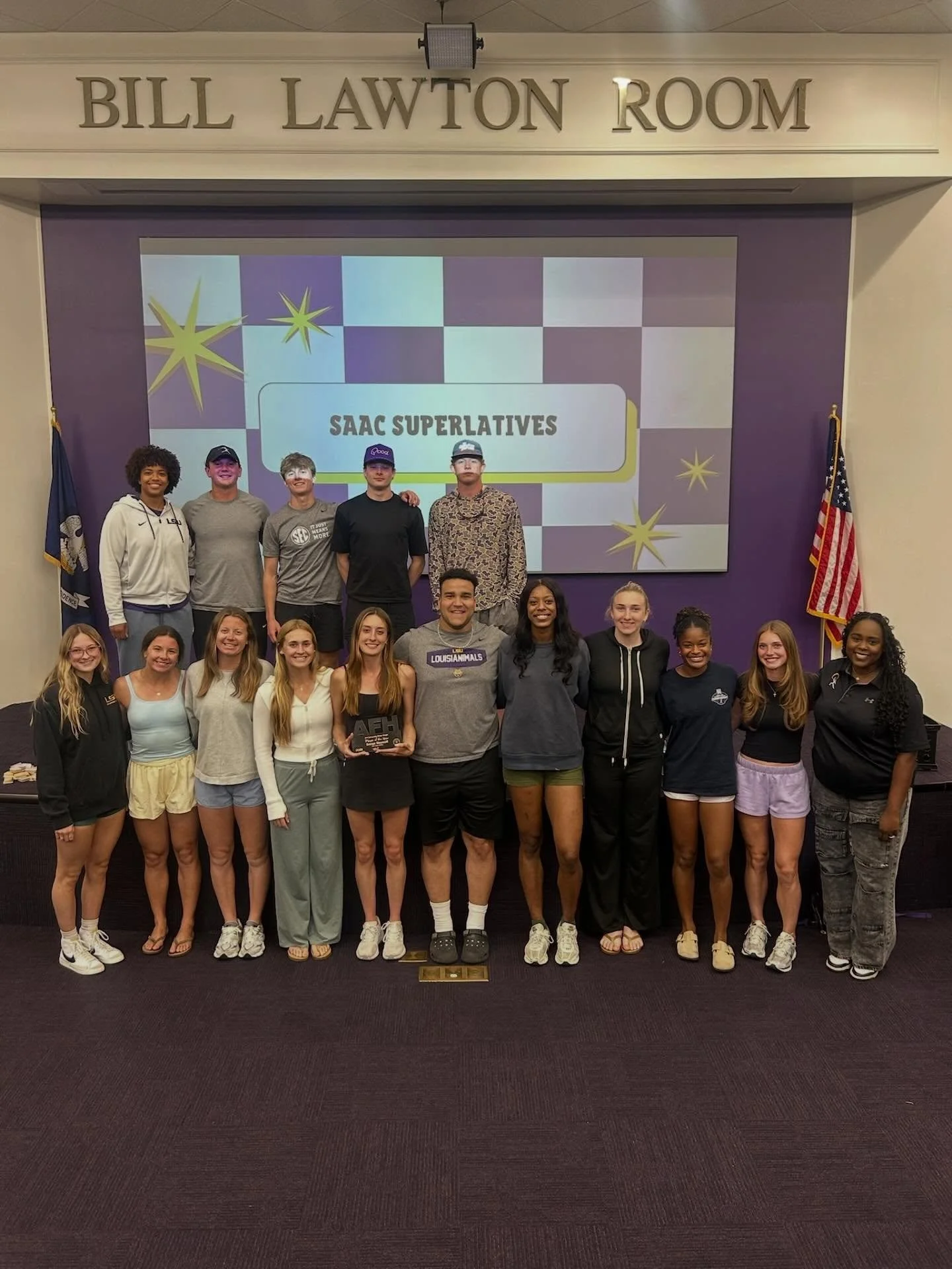 On Tuesday we had our last SAAC meeting of the year! We celebrated our seniors with fun superlatives and celebrated Svenya Stoyanoff being named AFH Volunteer of the Year 👏 We are so proud of this group and all the impact they have made together thi