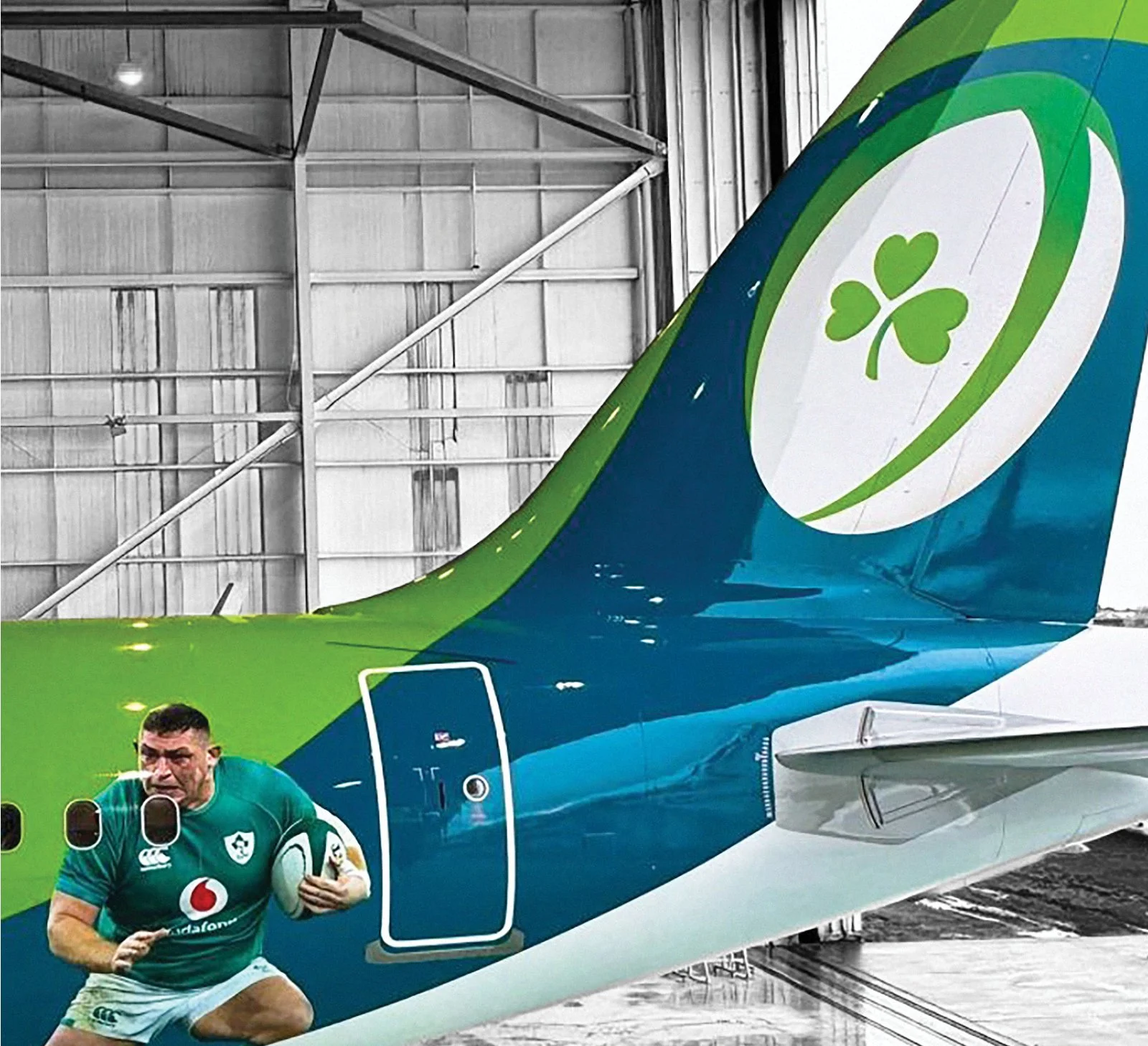 Updated Aer Lingus Rugby Plane Livery