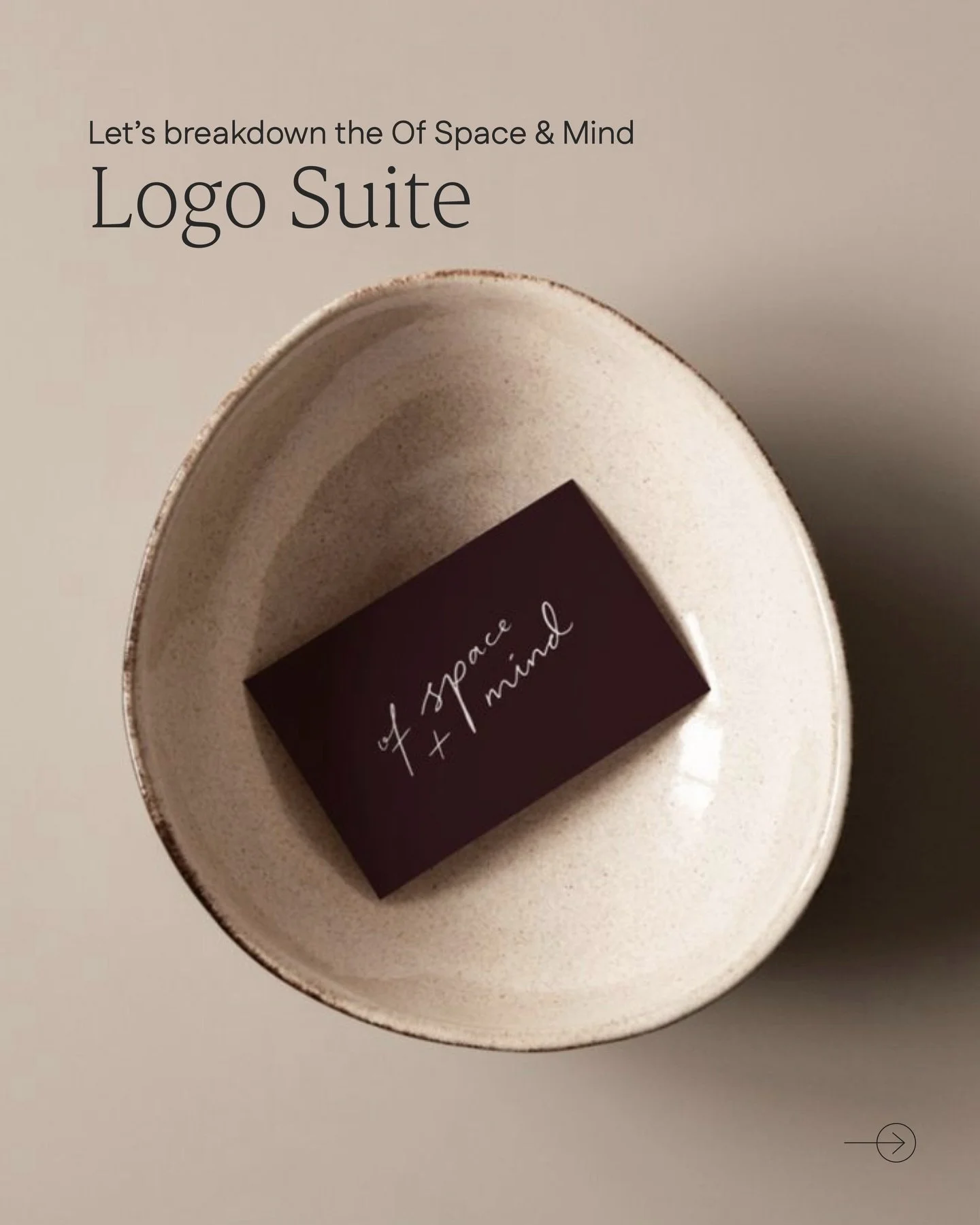 ❌ &ldquo;I need a Logo&rdquo;

💁🏻&zwj;♀️ &ldquo;Your Brand needs a Logo Suite&rdquo;

Check our the curated logo suite I designed for @ofspaceandmind , making sure they look professional in every corner of their business! 

#logodesign #logosuite #