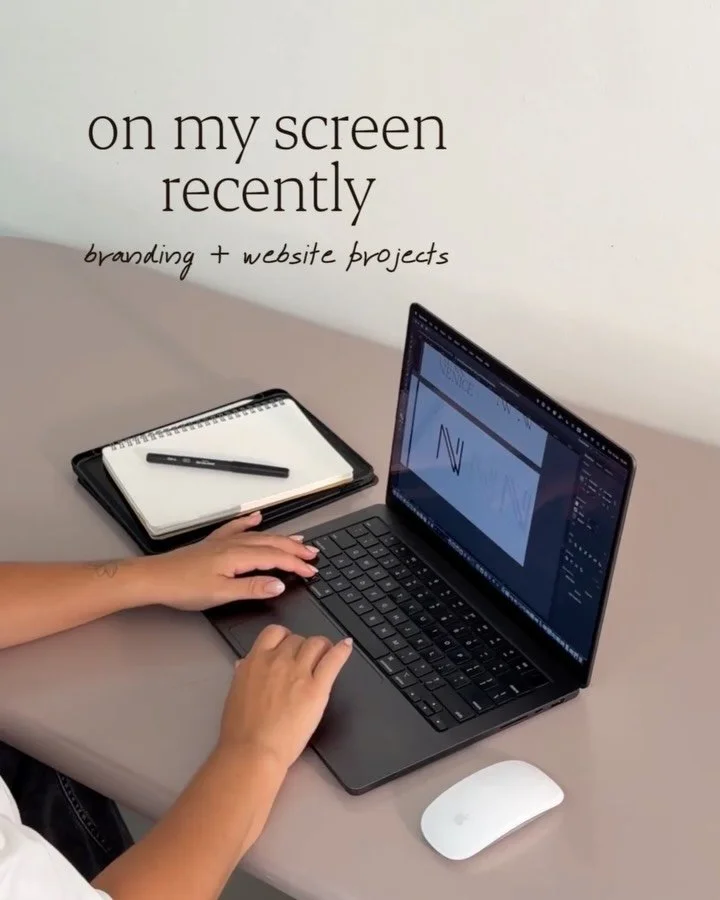 On My Screen Recently&hellip; 💻🤍

I&rsquo;ve been kept more than busy with branding and website projects, so grateful and keeping it pushing 🤍🤍