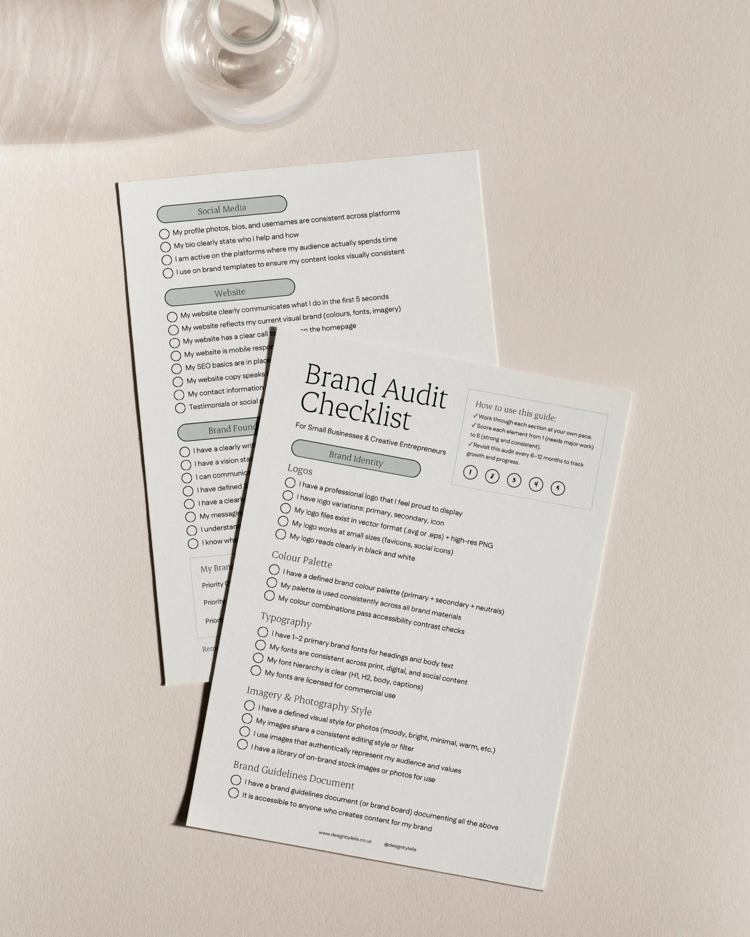 Brand Audit Checklist for Small Business Owners