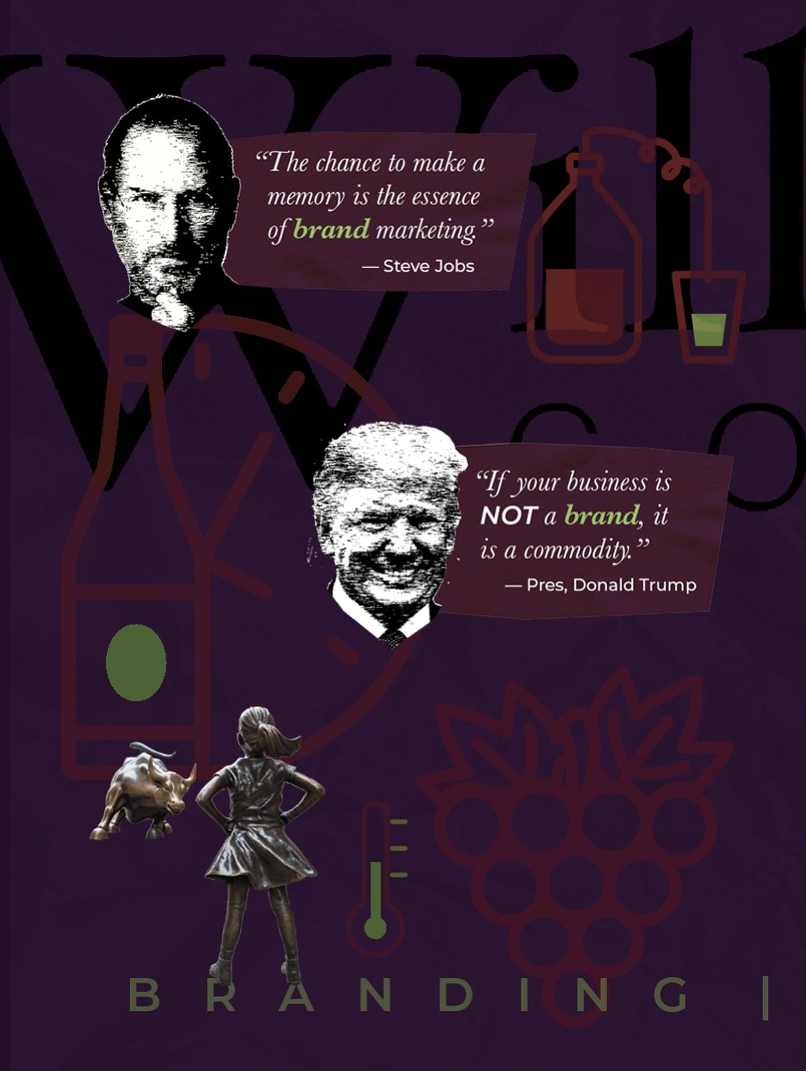 🍇

Branding is the Purpose, core values and beliefs of any leader, company or founder. 

It is the thing that people can&rsquo;t see, taste or touch but, it is something that they feel. Moreover, they talk about their feelings to others and when the