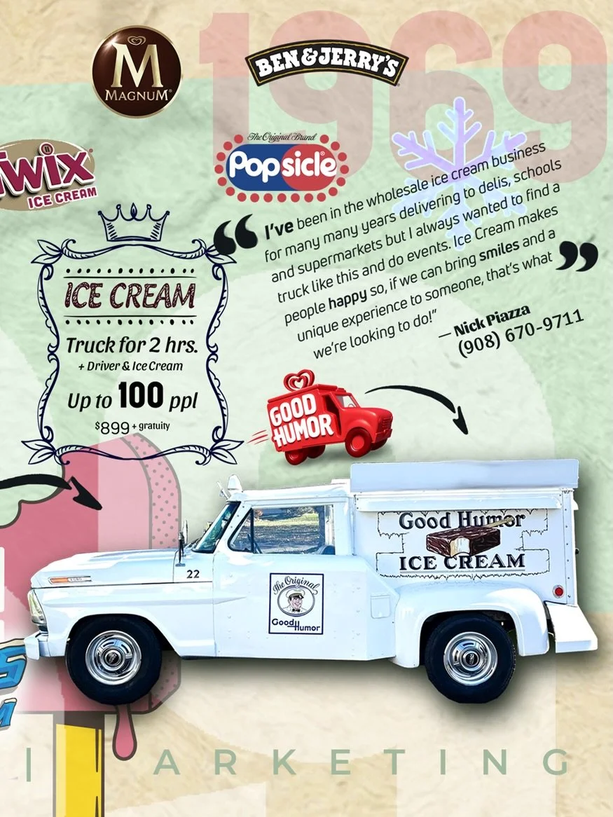 🗽

RENT The Truck 

Leave them with a lasting memory they won&rsquo;t soon forget. This 1969 vintage automobile is the epitome of American craftsmanship at its best.

#vintage1969 #goodhumor #nicksicecream #newjersey 

Ask for Nick
(908) 670-9711
Ni