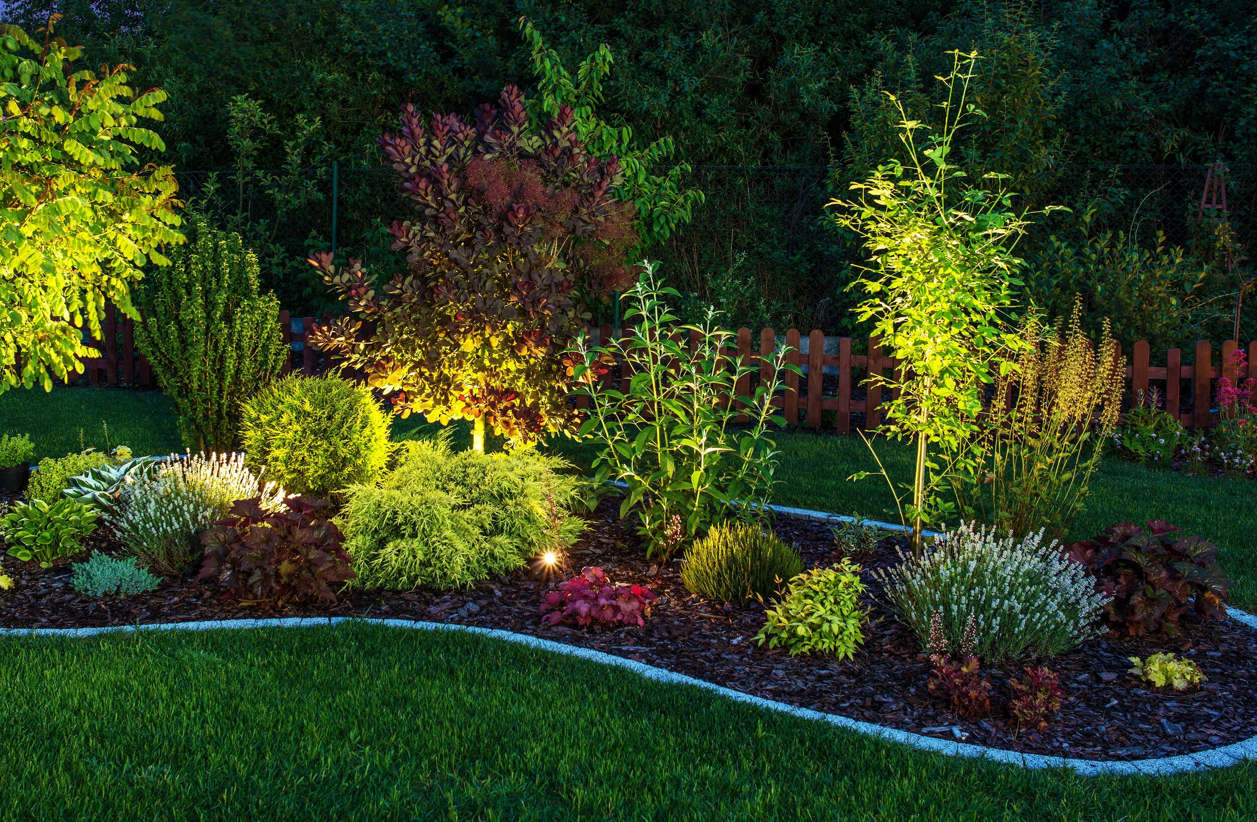 LED Is Outdoor Lighting — Lawn