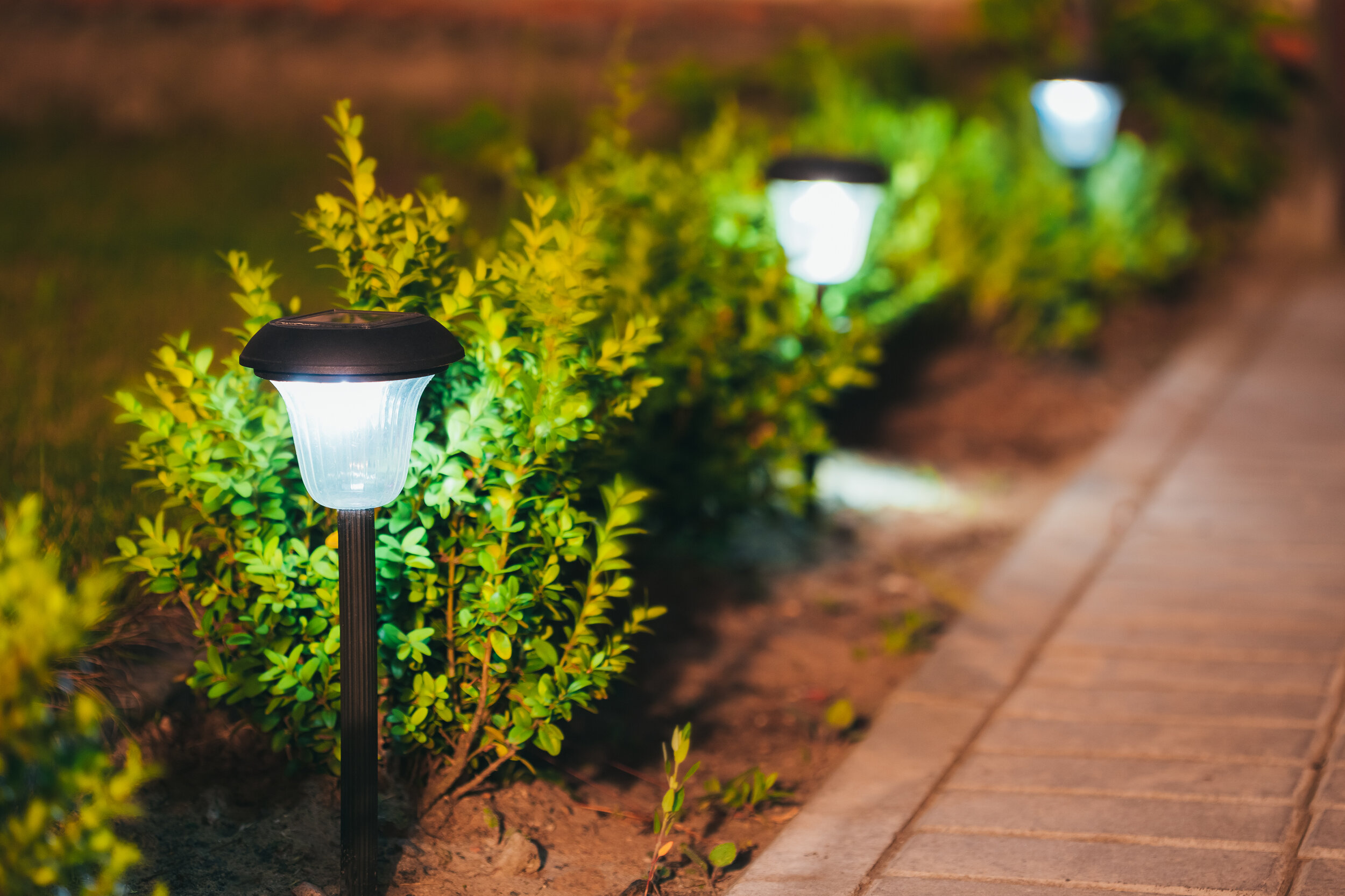 LED Is Outdoor Lighting — Lawn