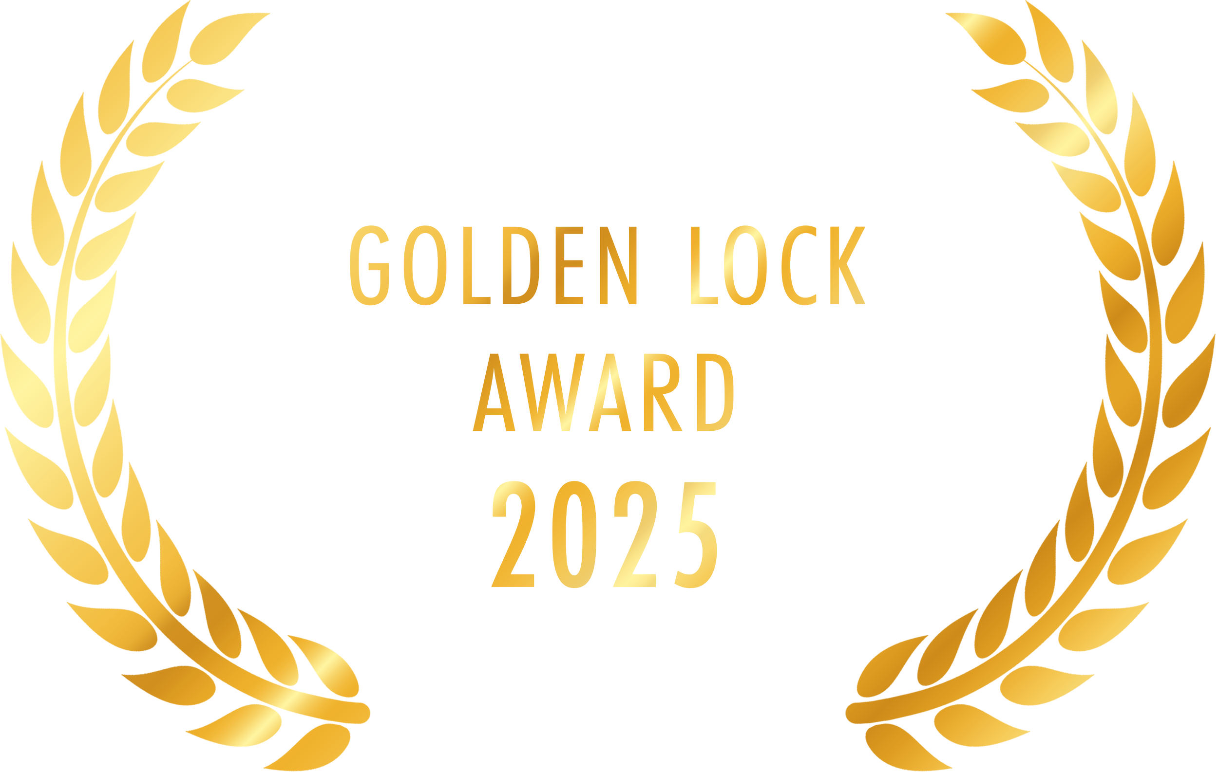 Golden award emblem with the text 'Golden Ticks Award 2025' in the center.