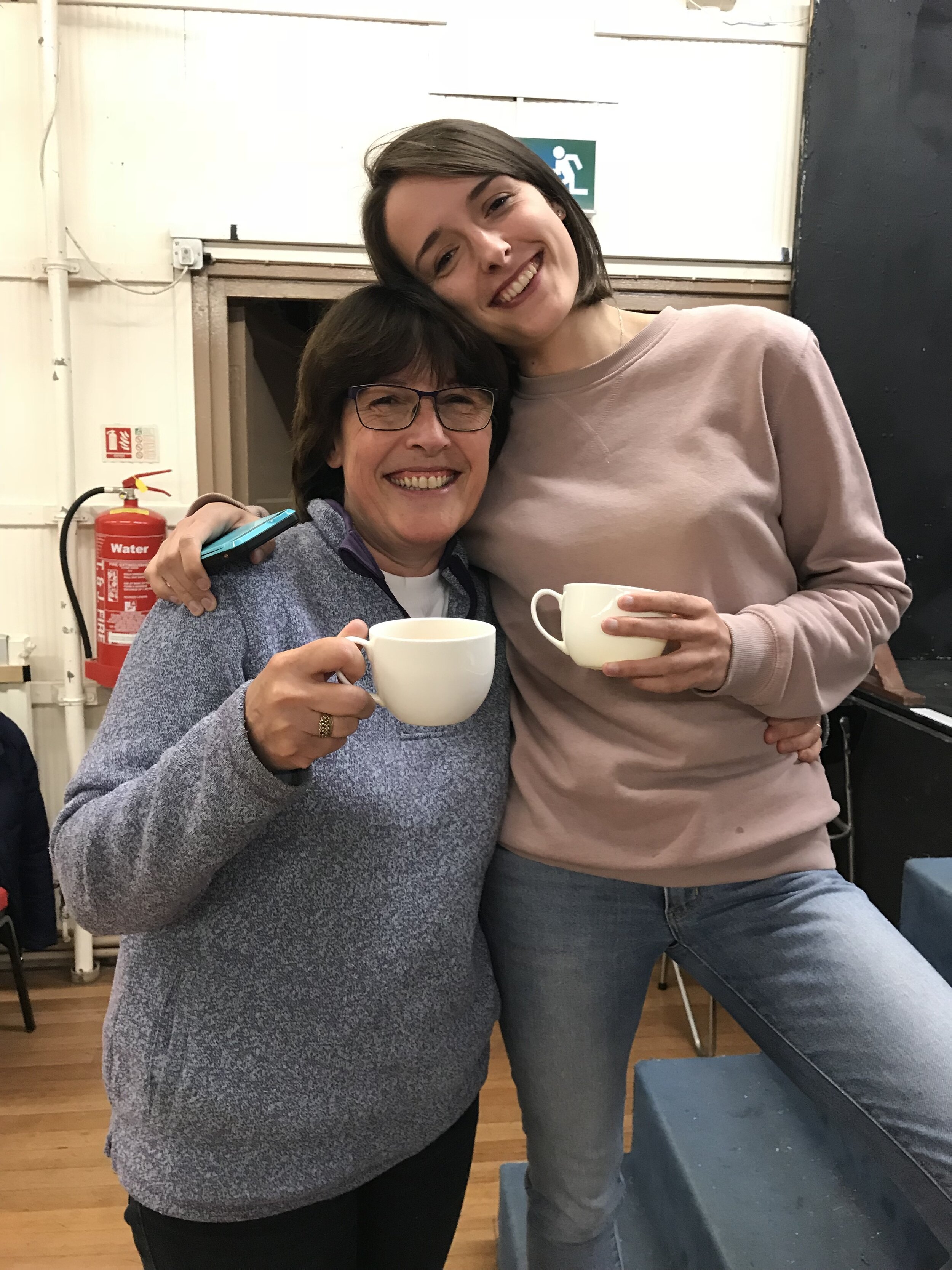 Volunteering at KLP Panto with Mum