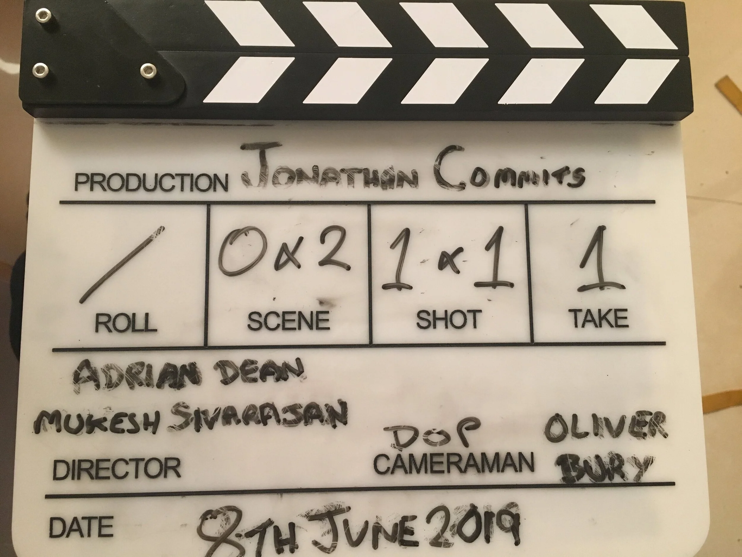 Jonathan Commits - Clapper Board