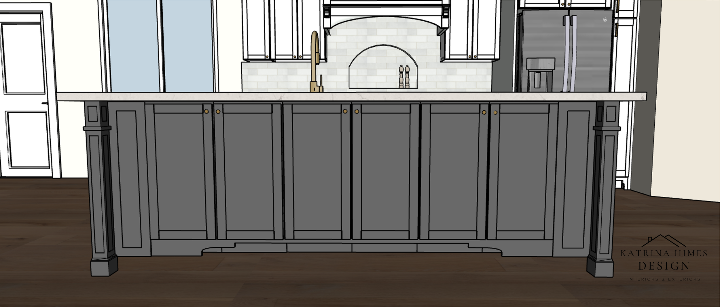 Kitchen Design Rendering
