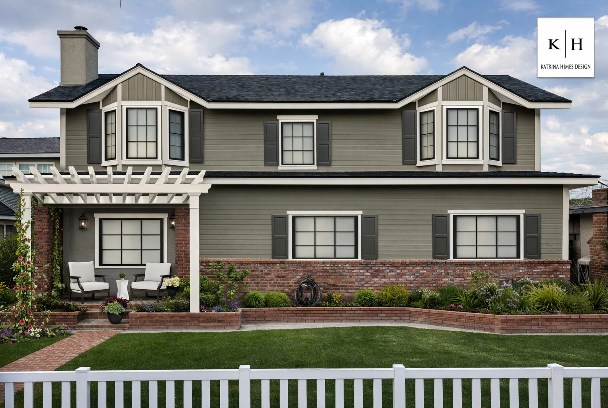 Coastal Traditional Exterior Renovation | Long Beach, California Home Transformation