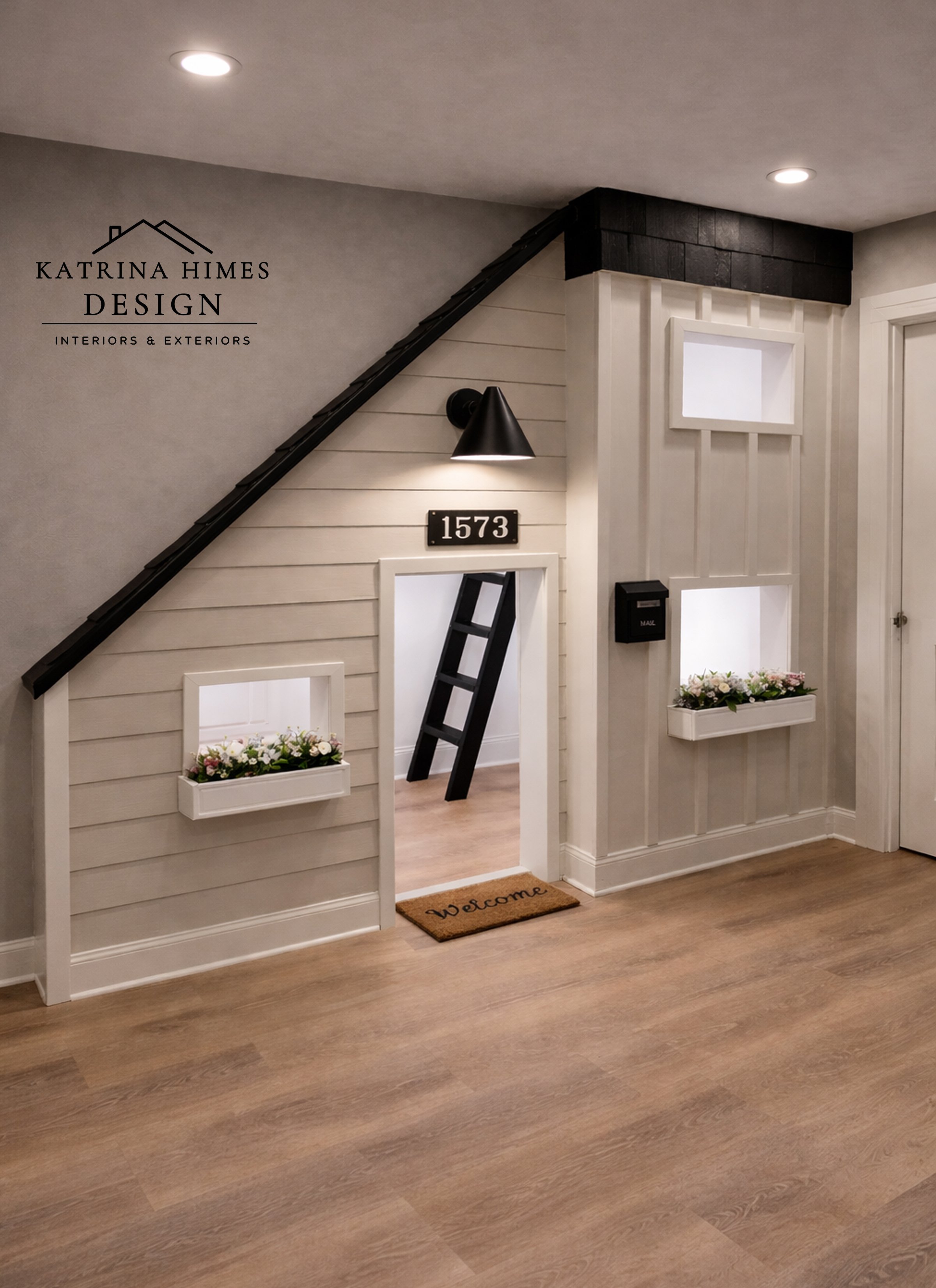 Under the stairs playhouse