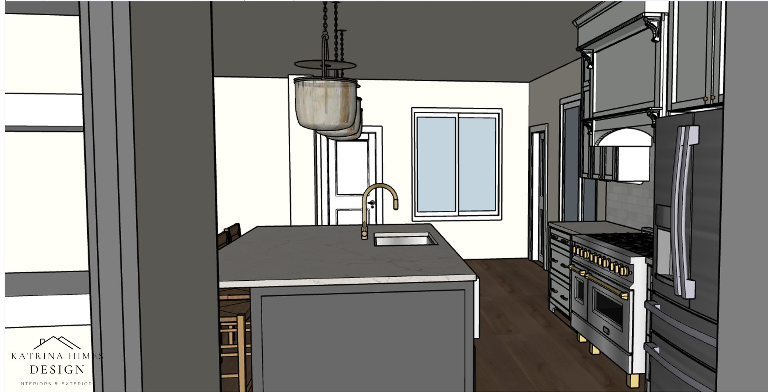 Kitchen Design Rendering