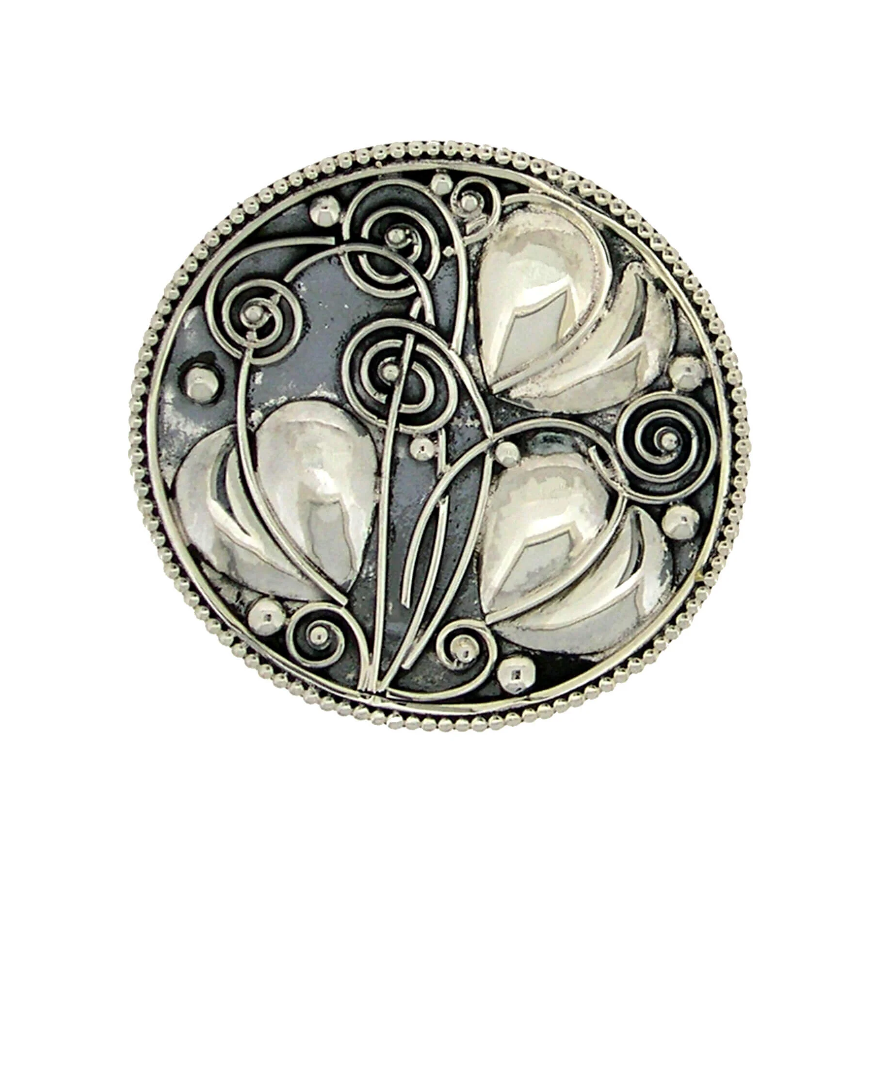 Art Nouveau Ivy Leaf Brooch A137