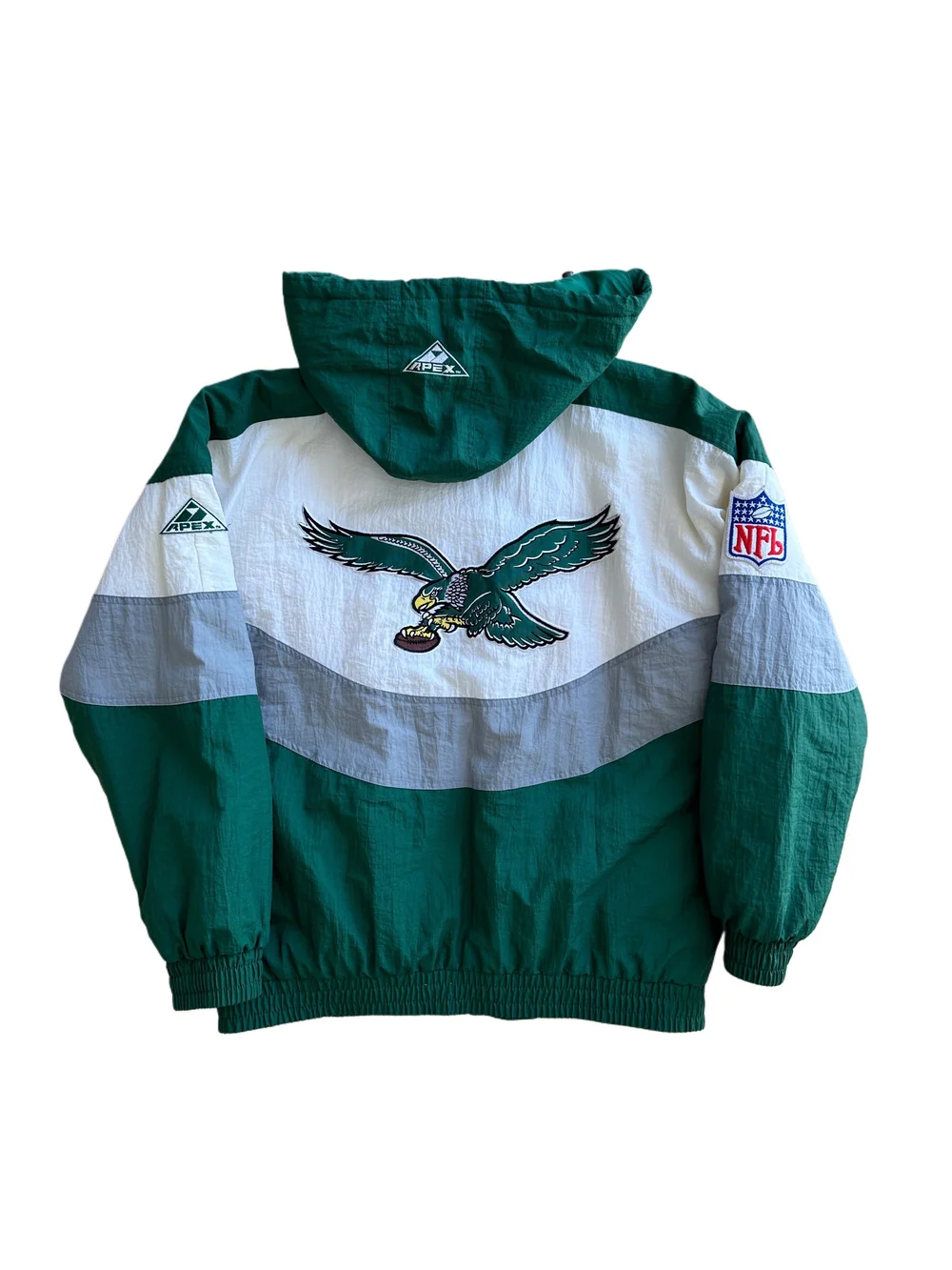 ジャケット・アウター Philadelphia Eagles AMERICANLEATHER Mens Philadelphia Eagles Full Zip Leather Jacket | NFL | Starter