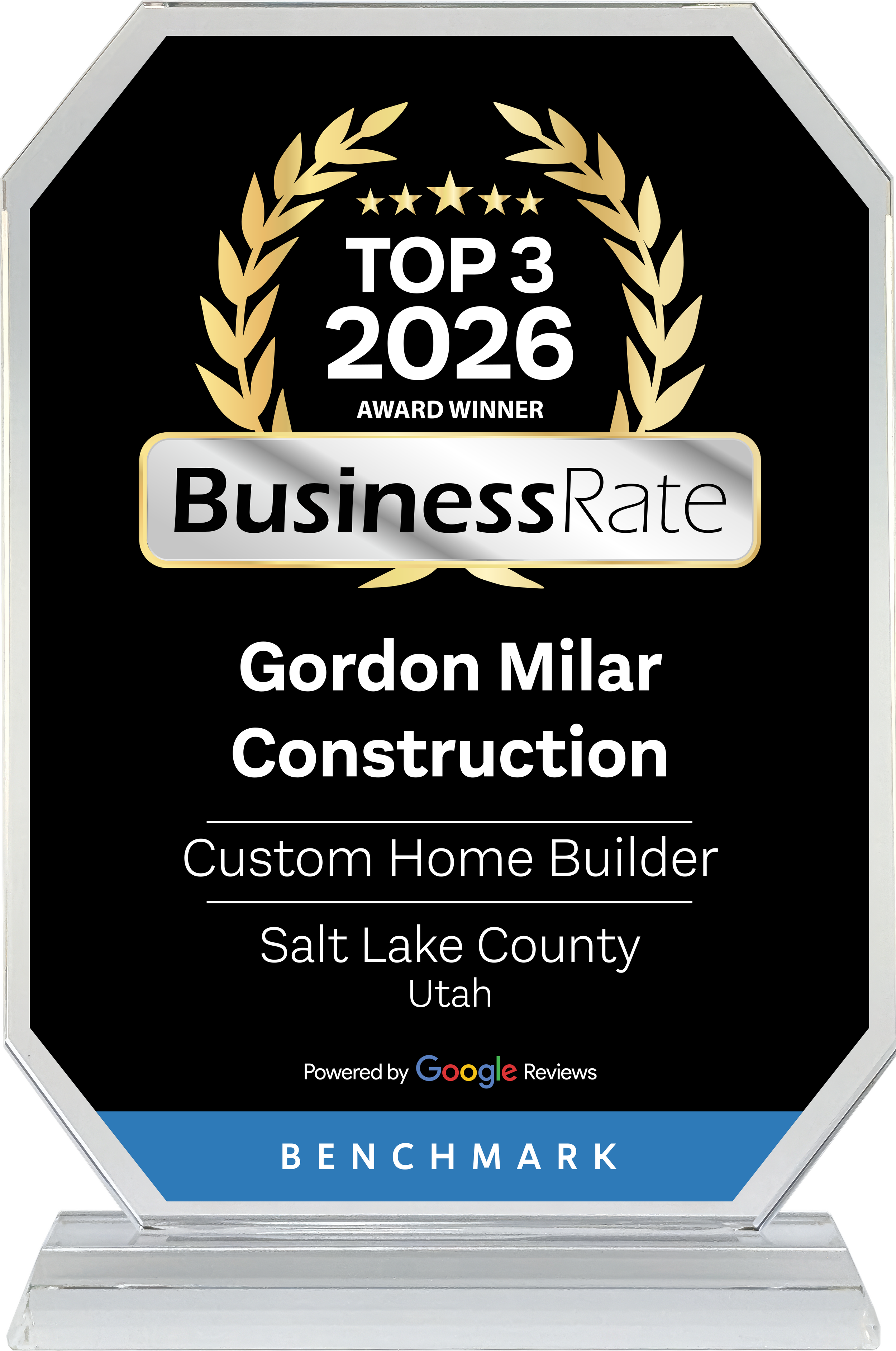 top 3 2026 award winner business rate powered by google reviews