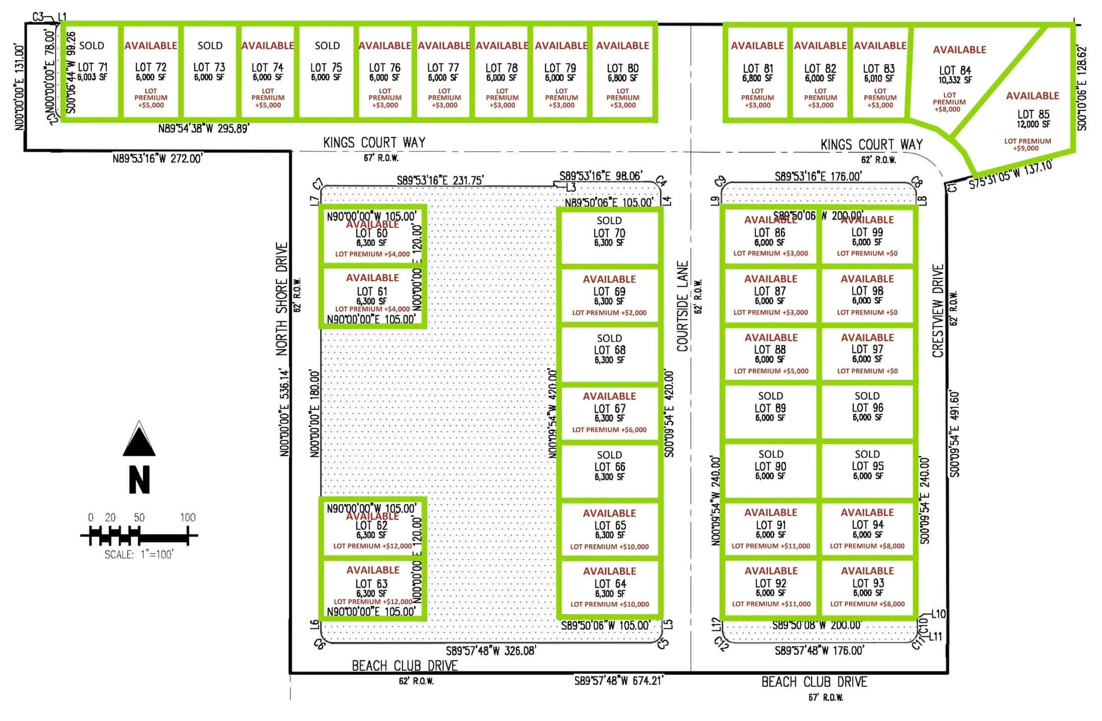 the courts at three bridges