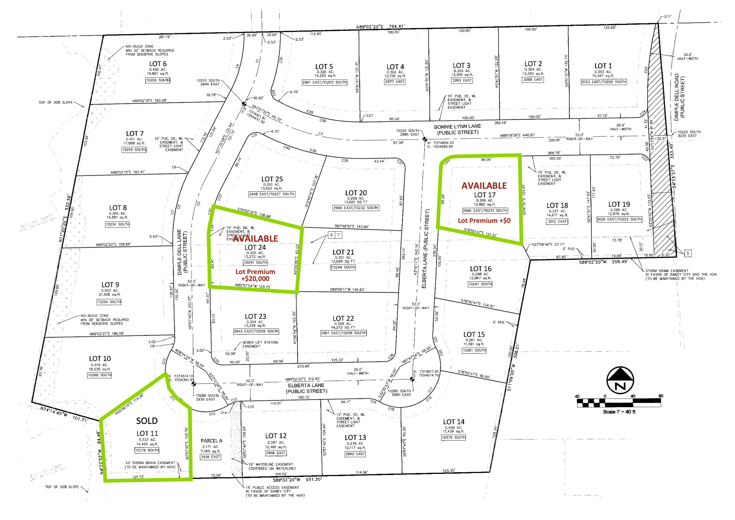 the orchards at dimple dell