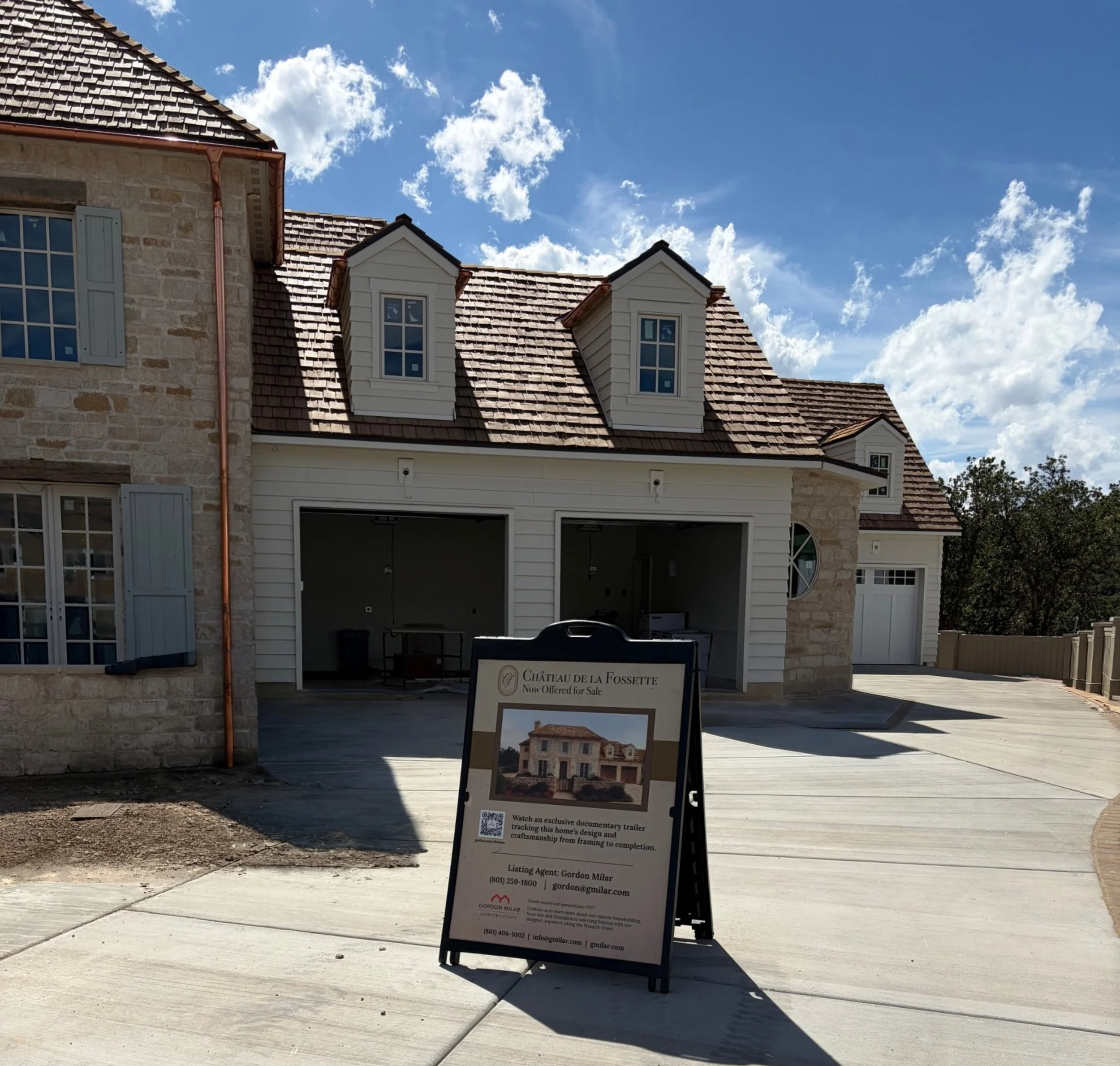 chateau driveway and garage