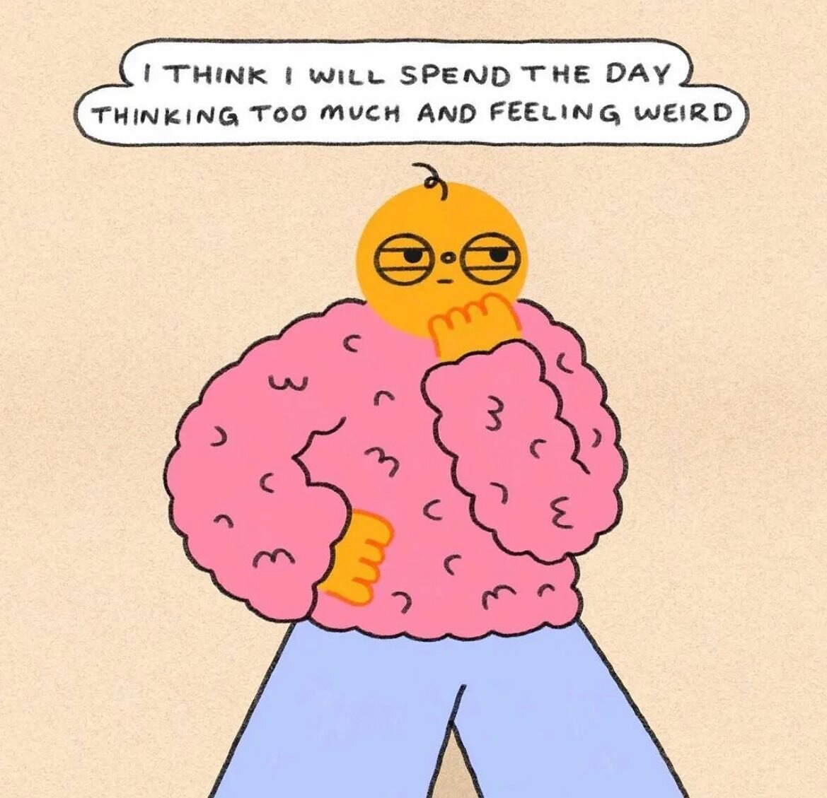 who else just can&rsquo;t get out of their own way sometimes? 🧠

photo from @anxiety_wellbeing