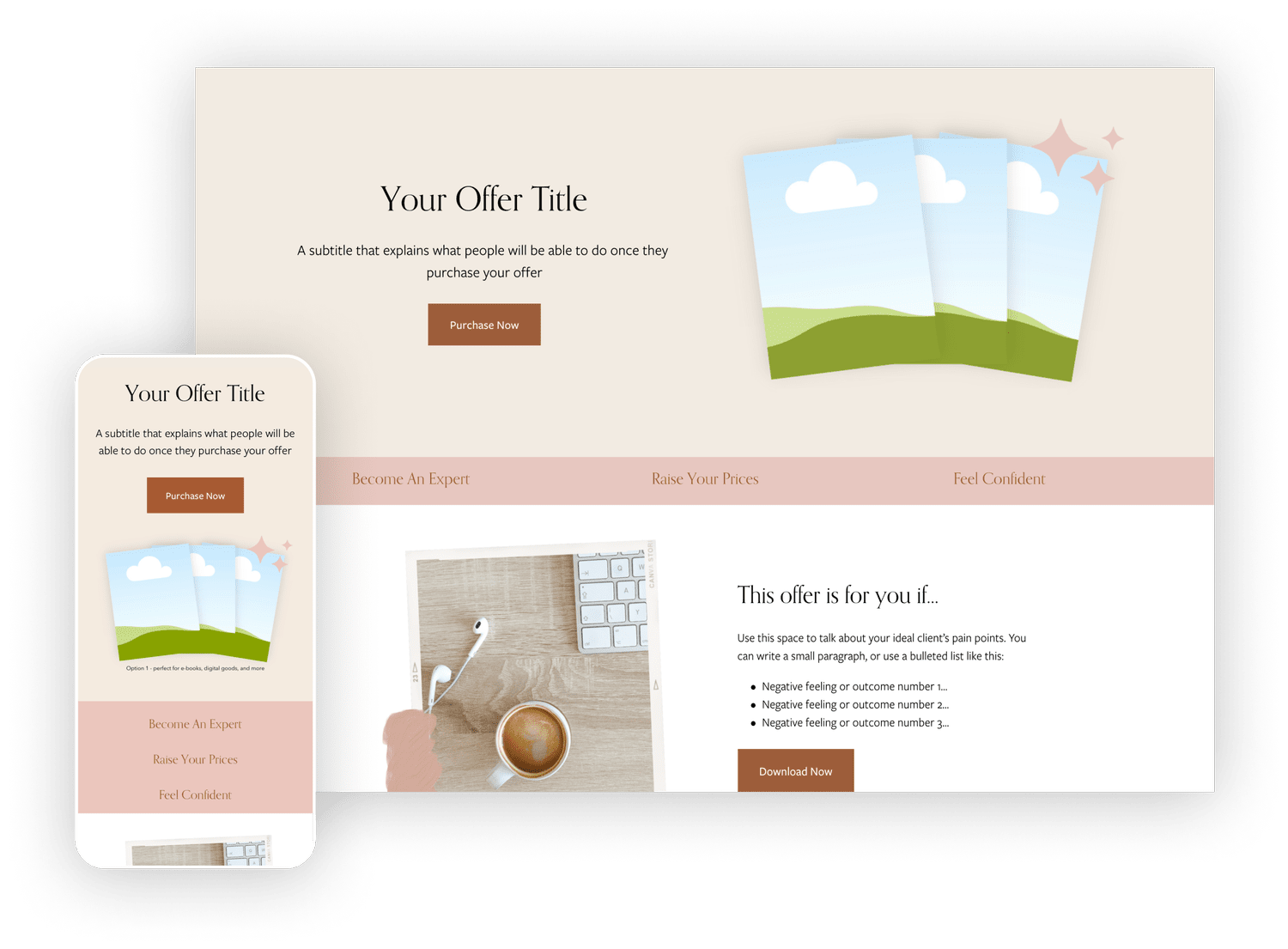 DIY Premium Squarespace Templates — Blooming Design Co.