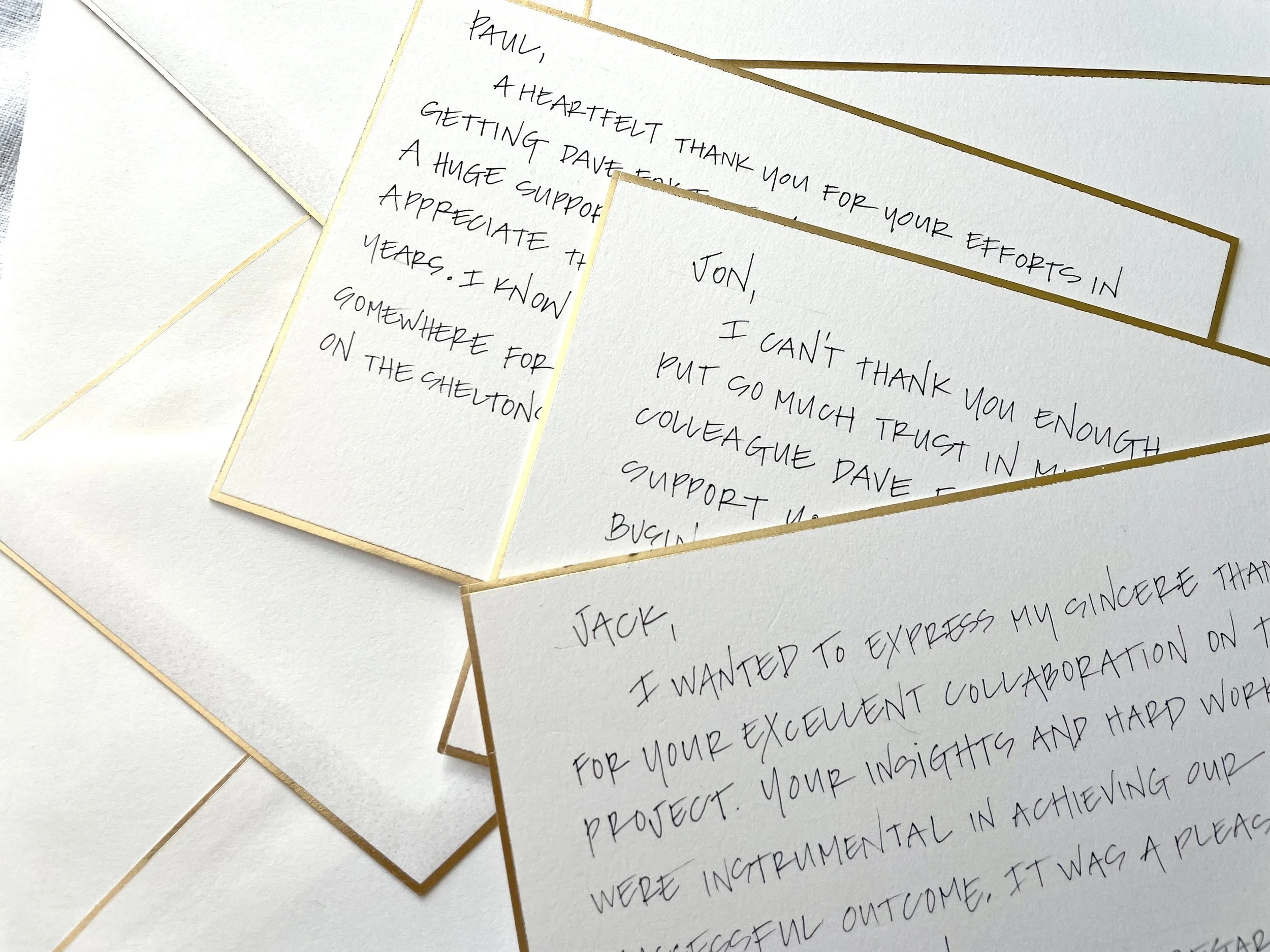 Thank you notes